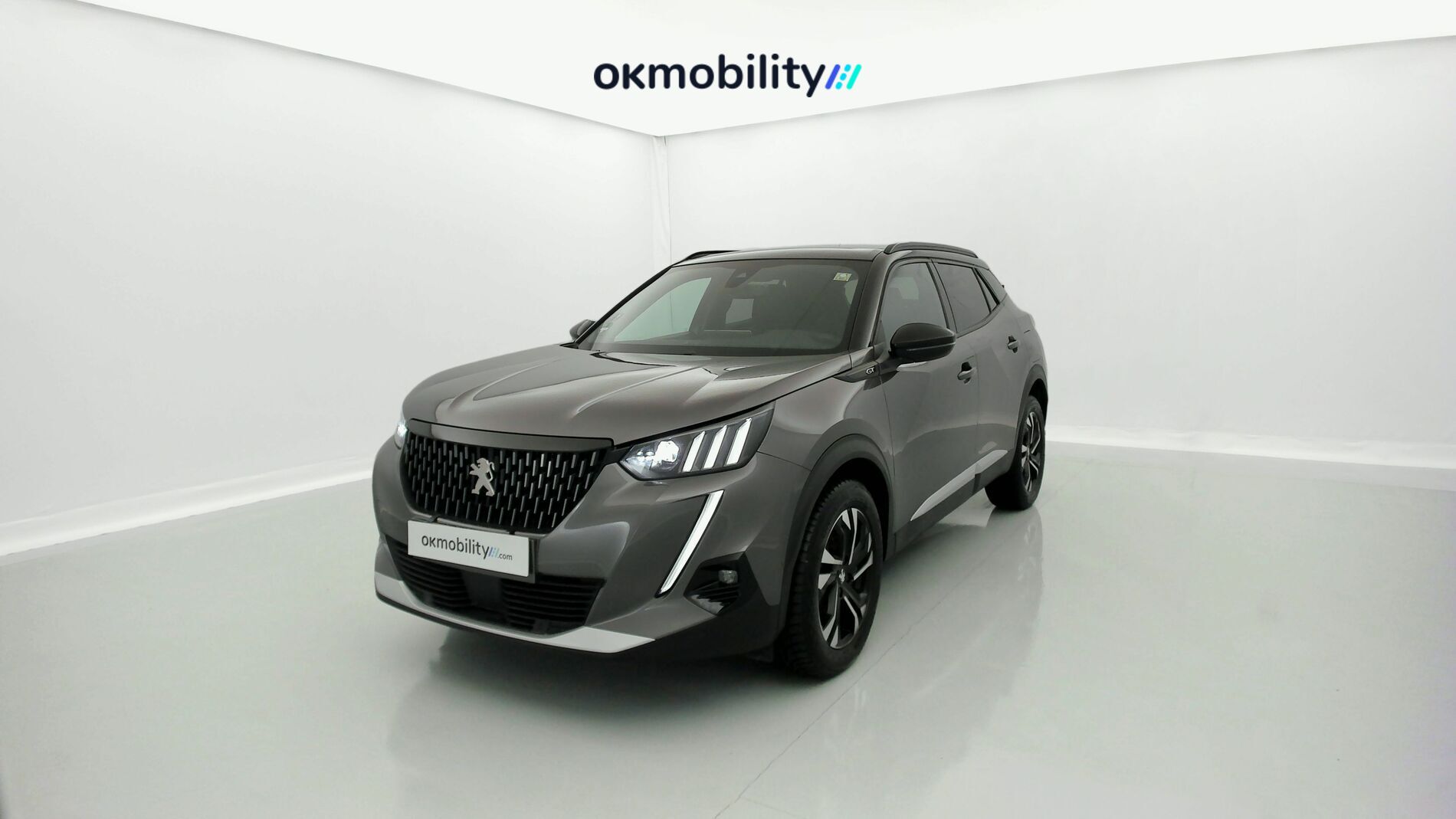 peugeot 2008 gt 1.2 PURETECH 130 2021 gris platinium / black diamond 1