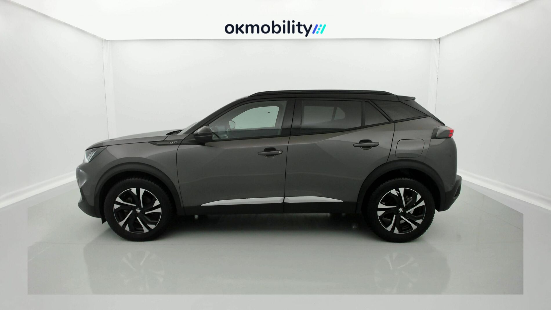 peugeot 2008 gt 1.2 PURETECH 130 2021 gris platinium / black diamond 3