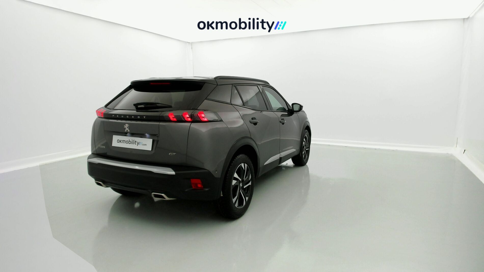 peugeot 2008 gt 1.2 PURETECH 130 2021 gris platinium / black diamond 9