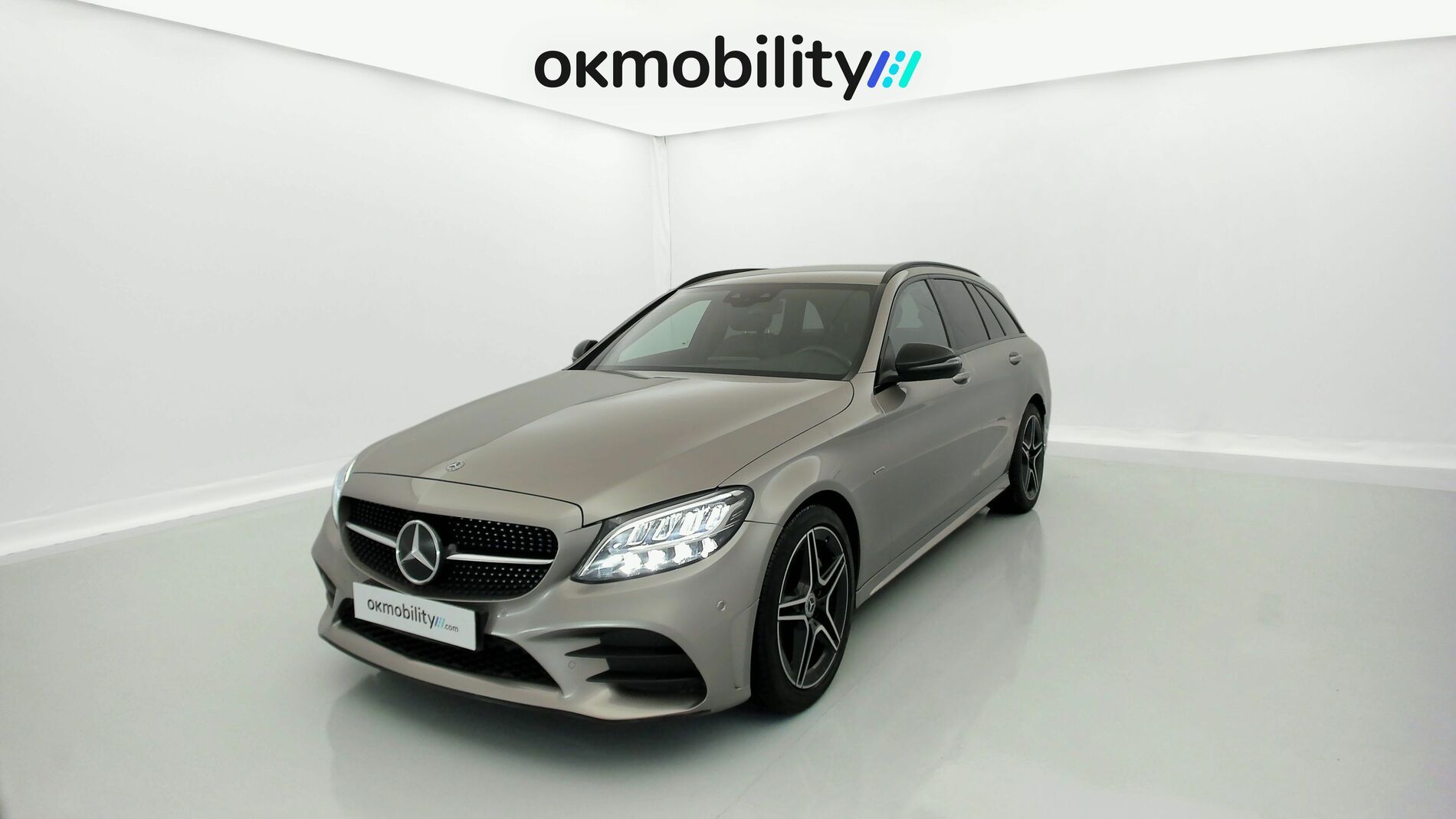 mercedes benz clase c estate amg night edition 220D 194 DCT 2021 mojave silver 1