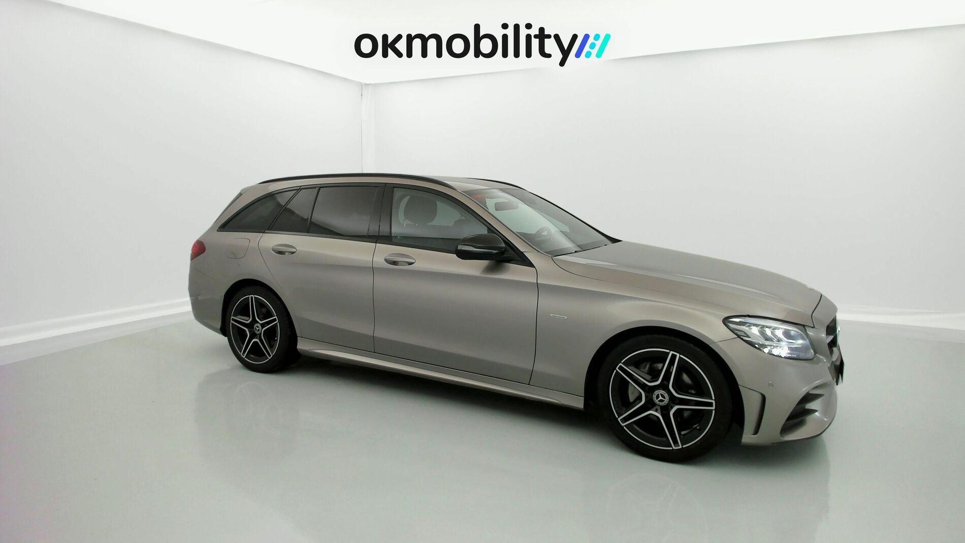 mercedes benz clase c estate amg night edition 220D 194 DCT 2021 mojave silver 2