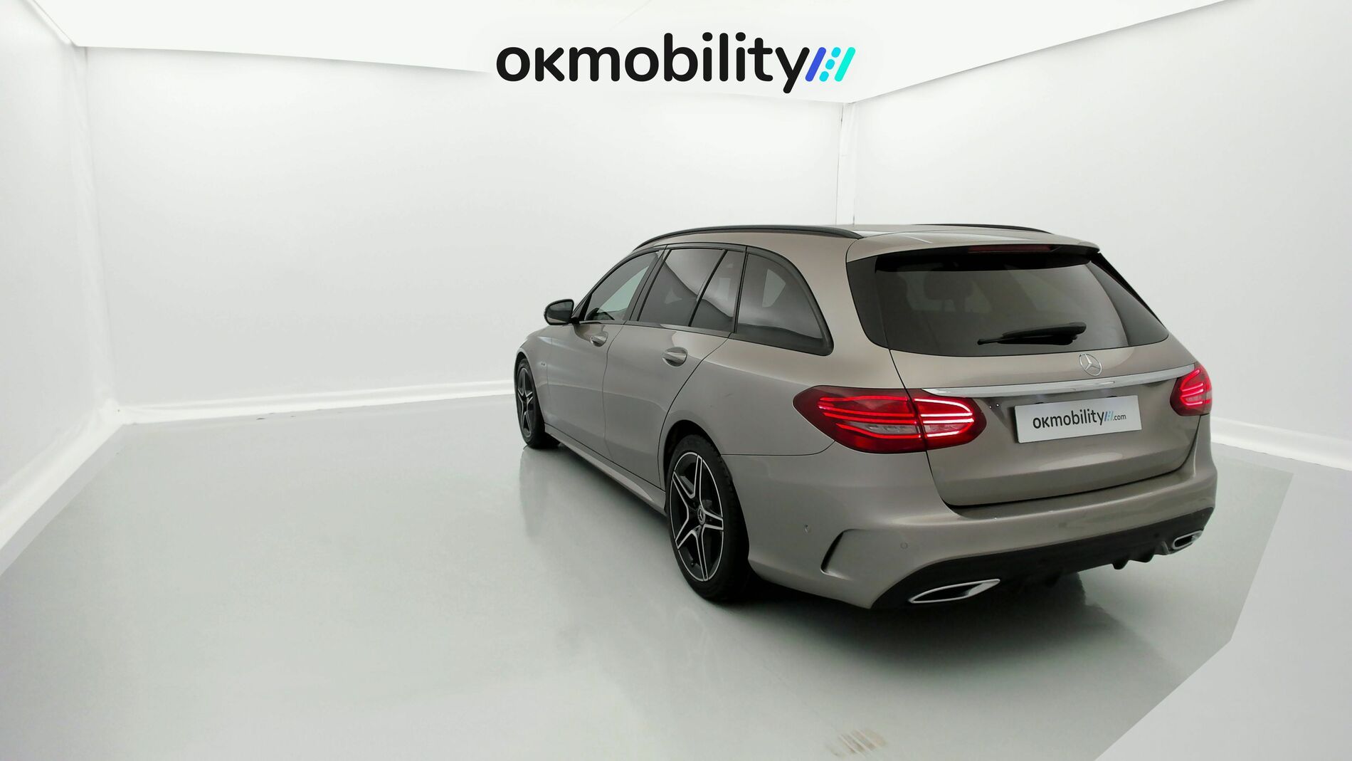 mercedes benz clase c estate amg night edition 220D 194 DCT 2021 mojave silver 9
