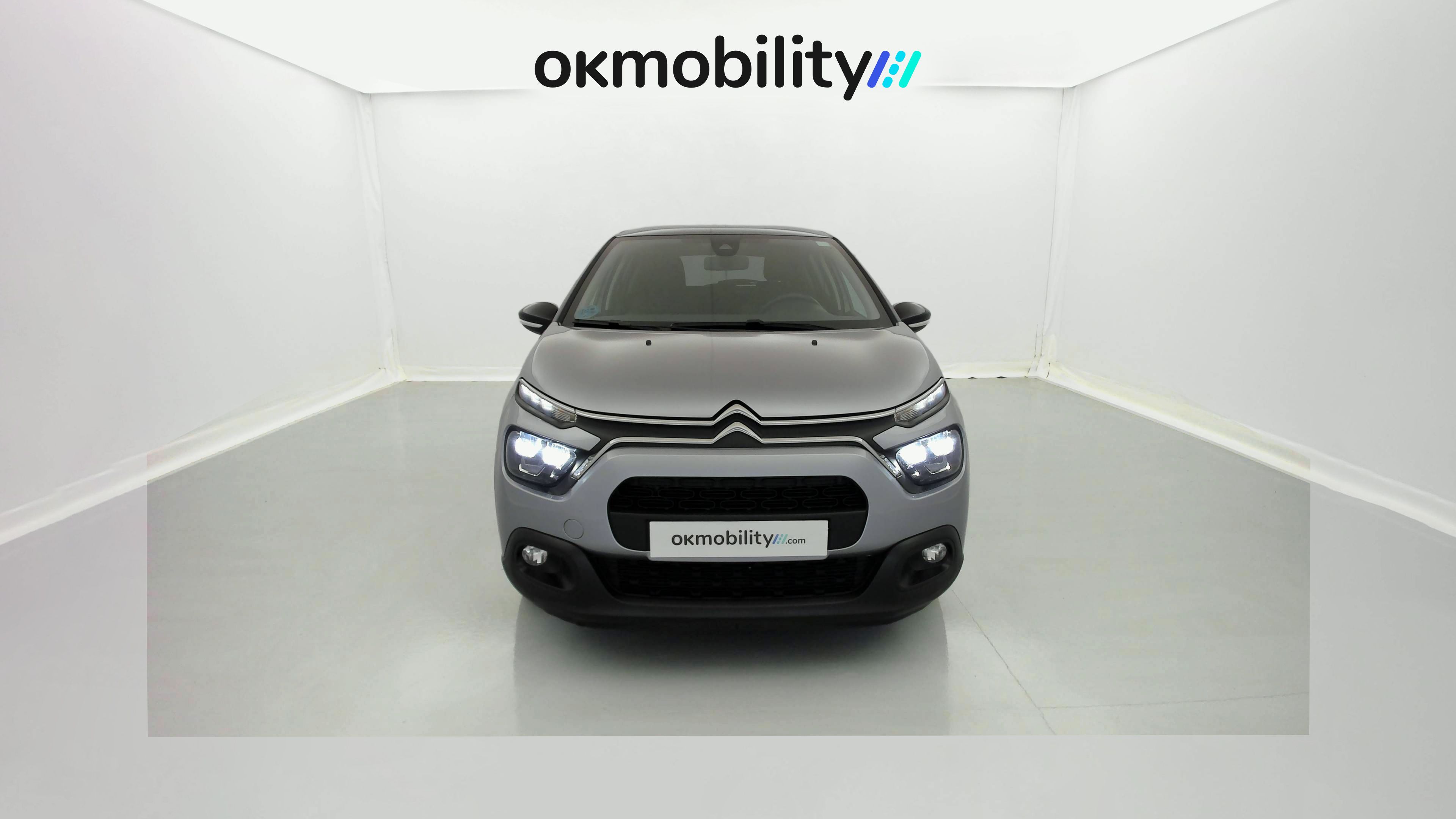 citroen c3 shine 1.2 PURETECH 83 2023 gris acero / negro 1