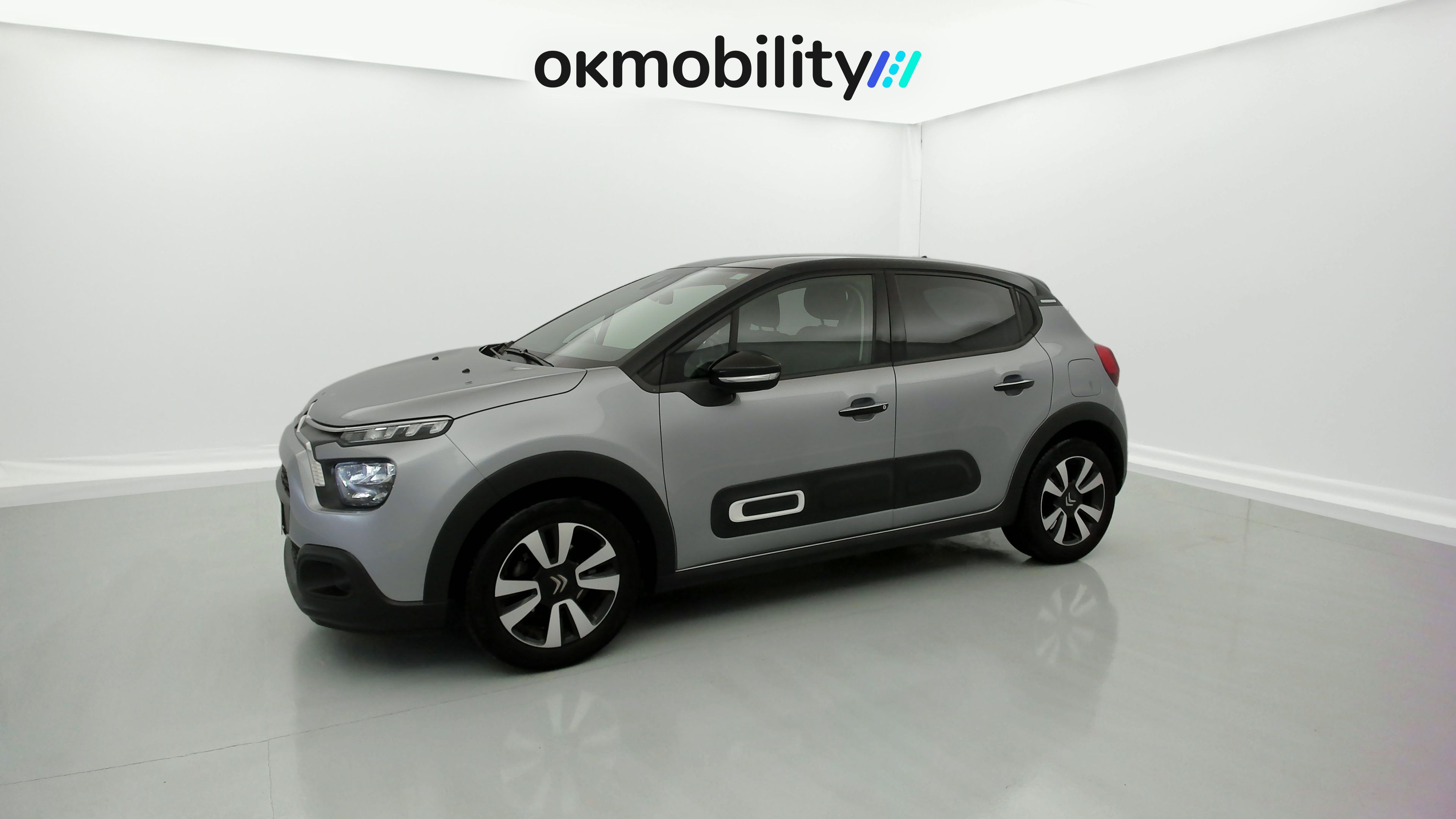 citroen c3 shine 1.2 PURETECH 83 2023 gris acero / negro 8
