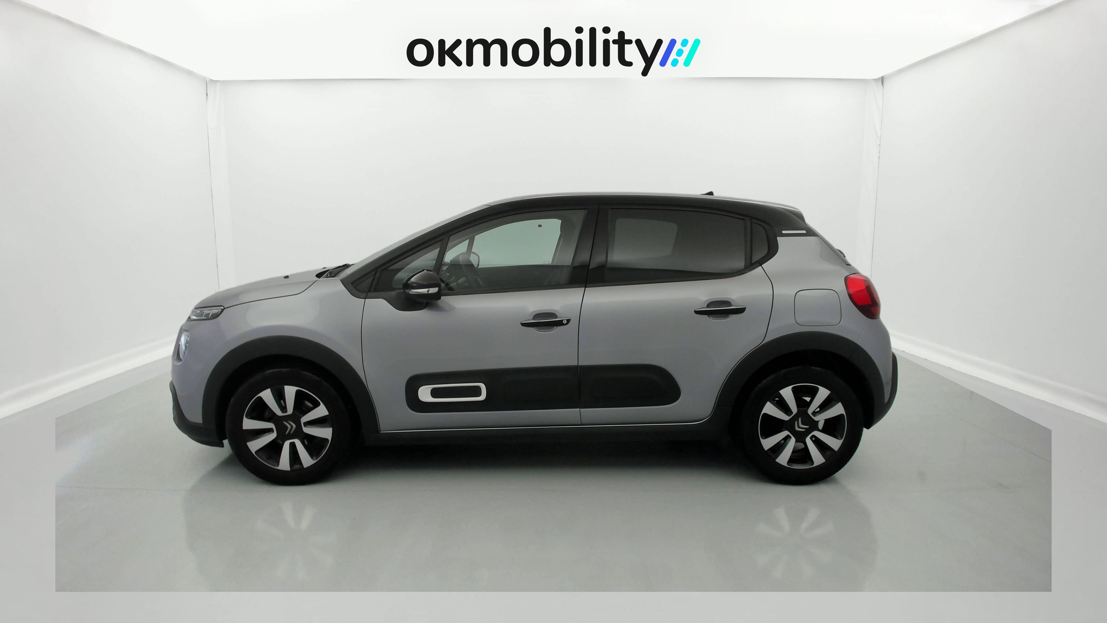 citroen c3 shine 1.2 PURETECH 83 2023 gris acero / negro 9