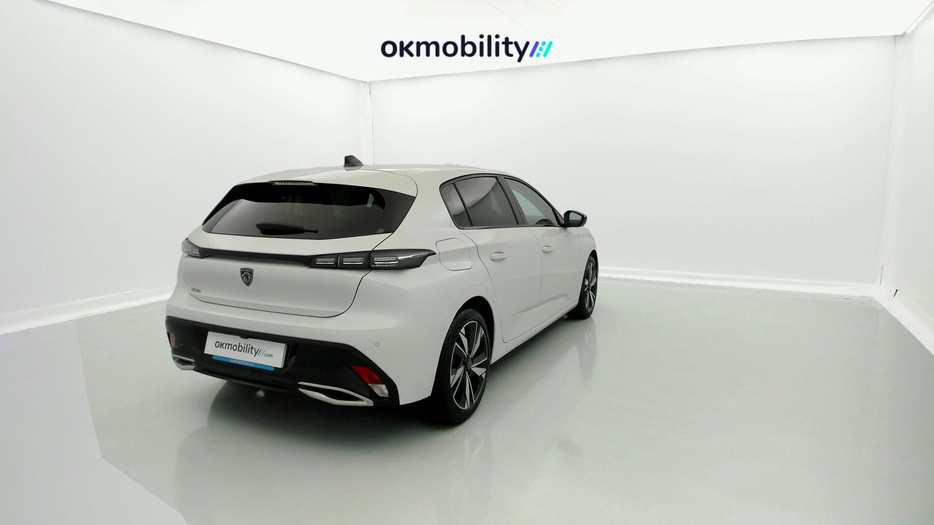 peugeot 308 allure 1.2 PURETECH 130 EAT 2023 blanco nacarado 8