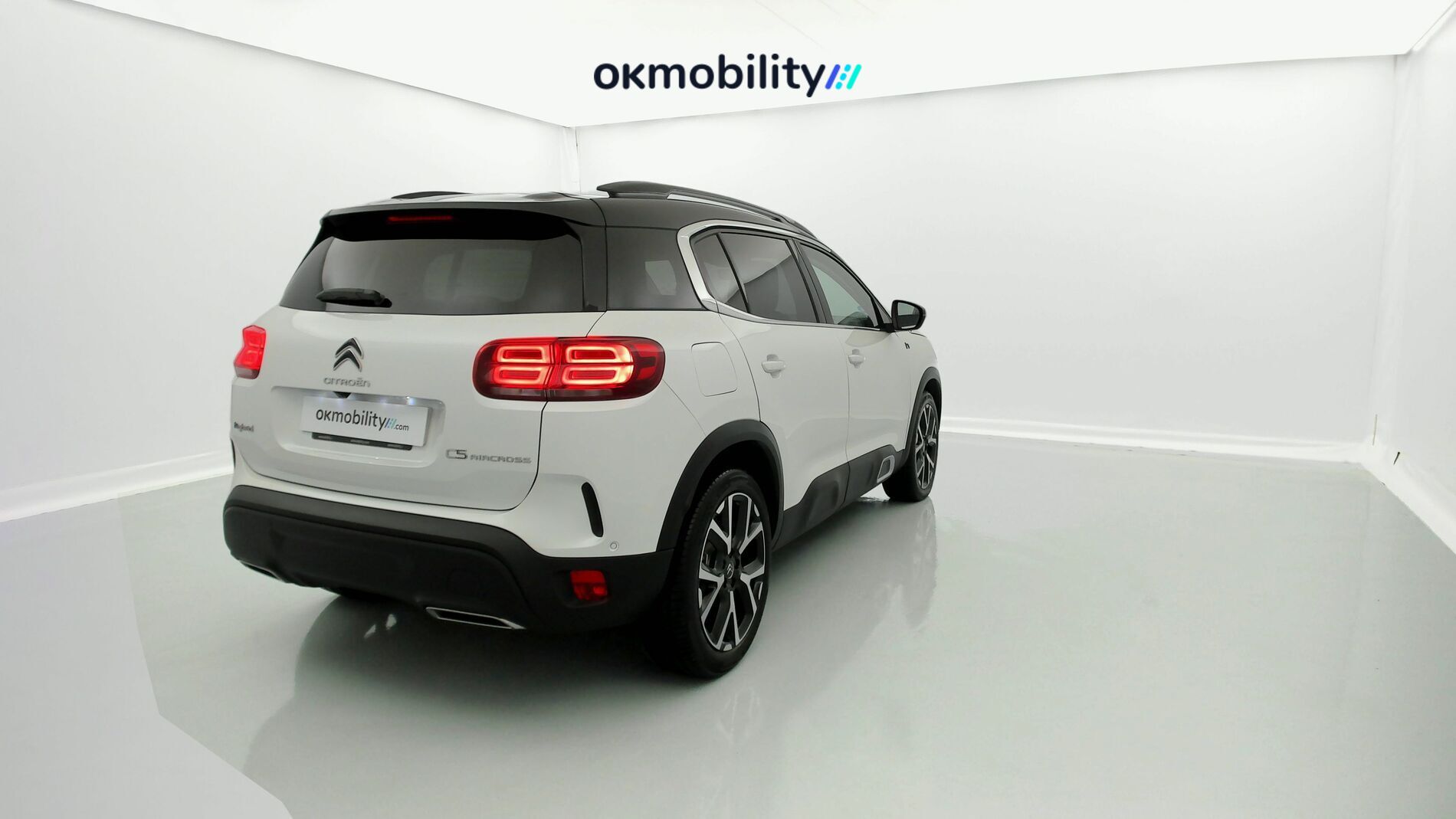 citroen c5 aircross shine 1.6 PURETECH HYBRID 225 E-EAT 2022 blanco nacarado / negro 9