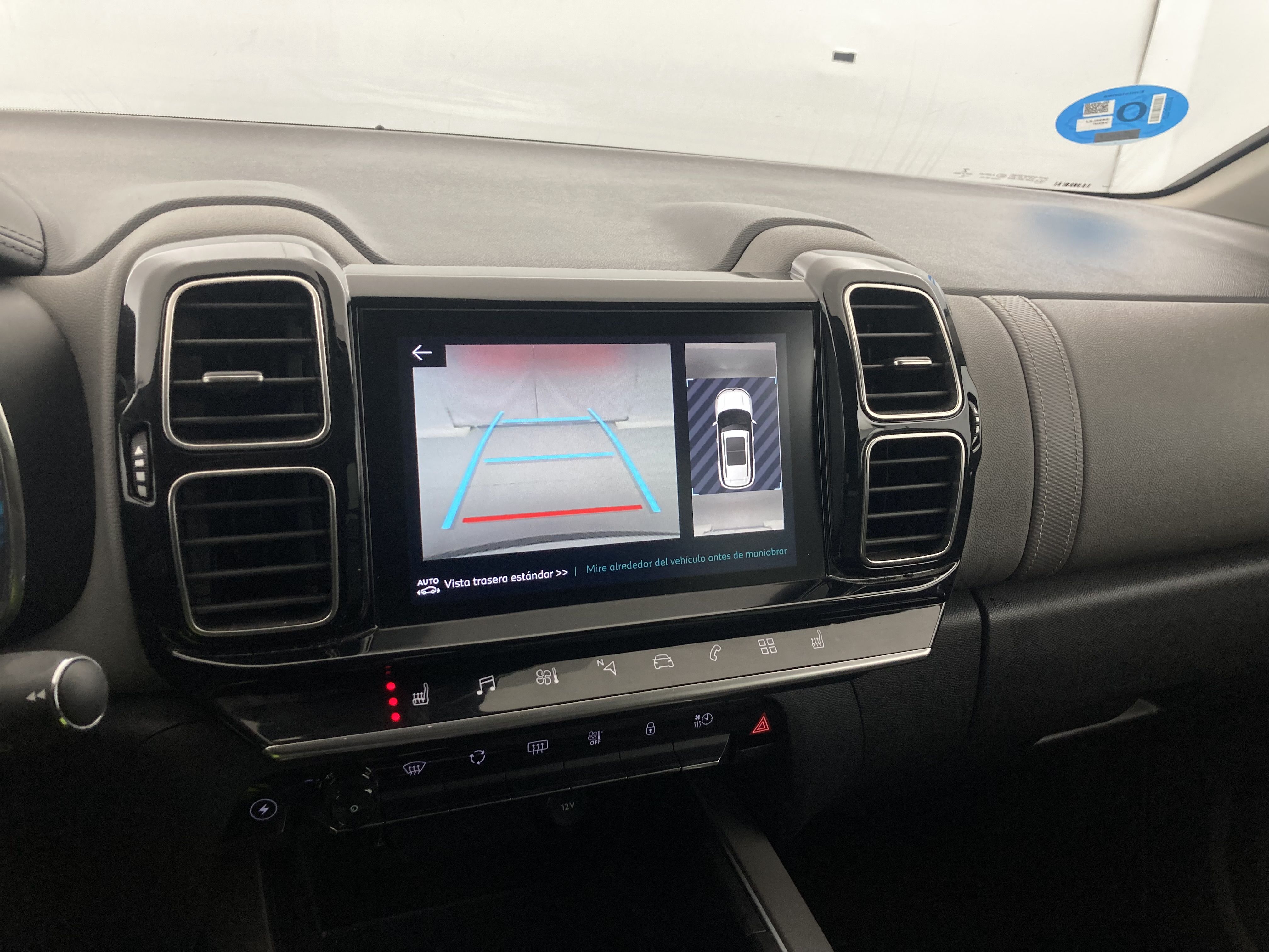 citroen c5 aircross shine 1.6 PURETECH HYBRID 225 E-EAT 2022 blanco nacarado / negro 21