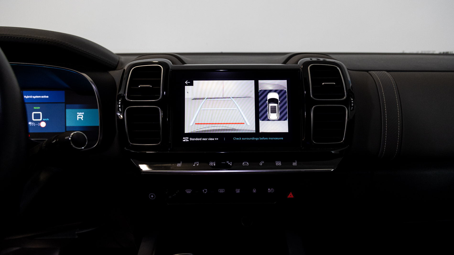 citroen c5 aircross shine 1.6 PURETECH HYBRID 225 E-EAT 2022 gris platino / negro 18