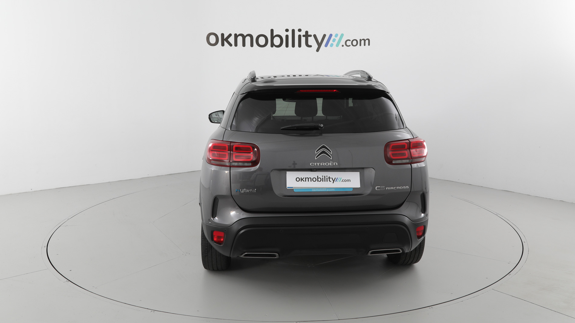 citroen c5 aircross shine 1.6 PURETECH HYBRID 225 E-EAT 2022 gris platino / negro 11