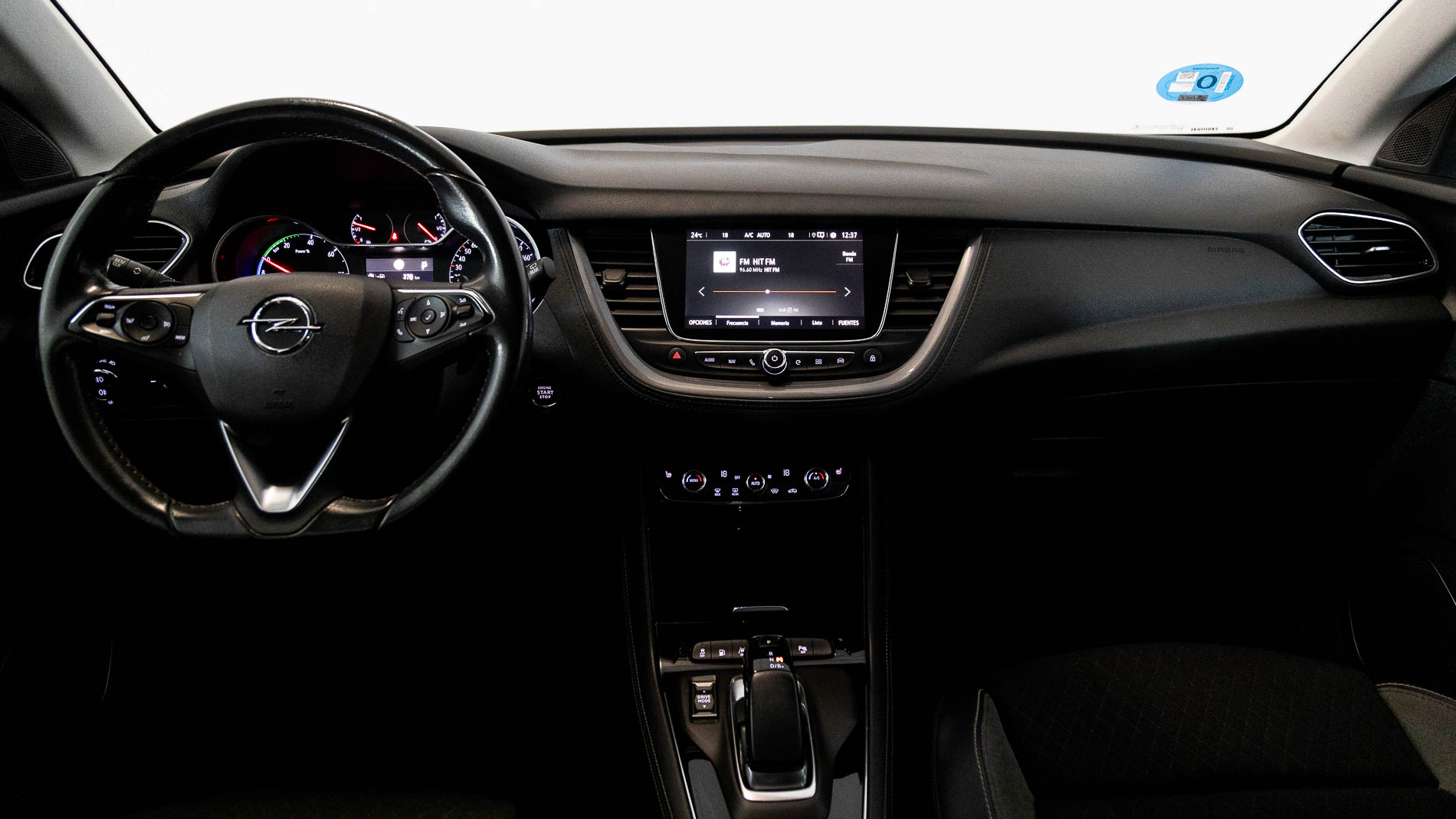 opel grandland x ultimate 1.6 PHEV 300 AT 2021 gris himalaya / techo negro 16