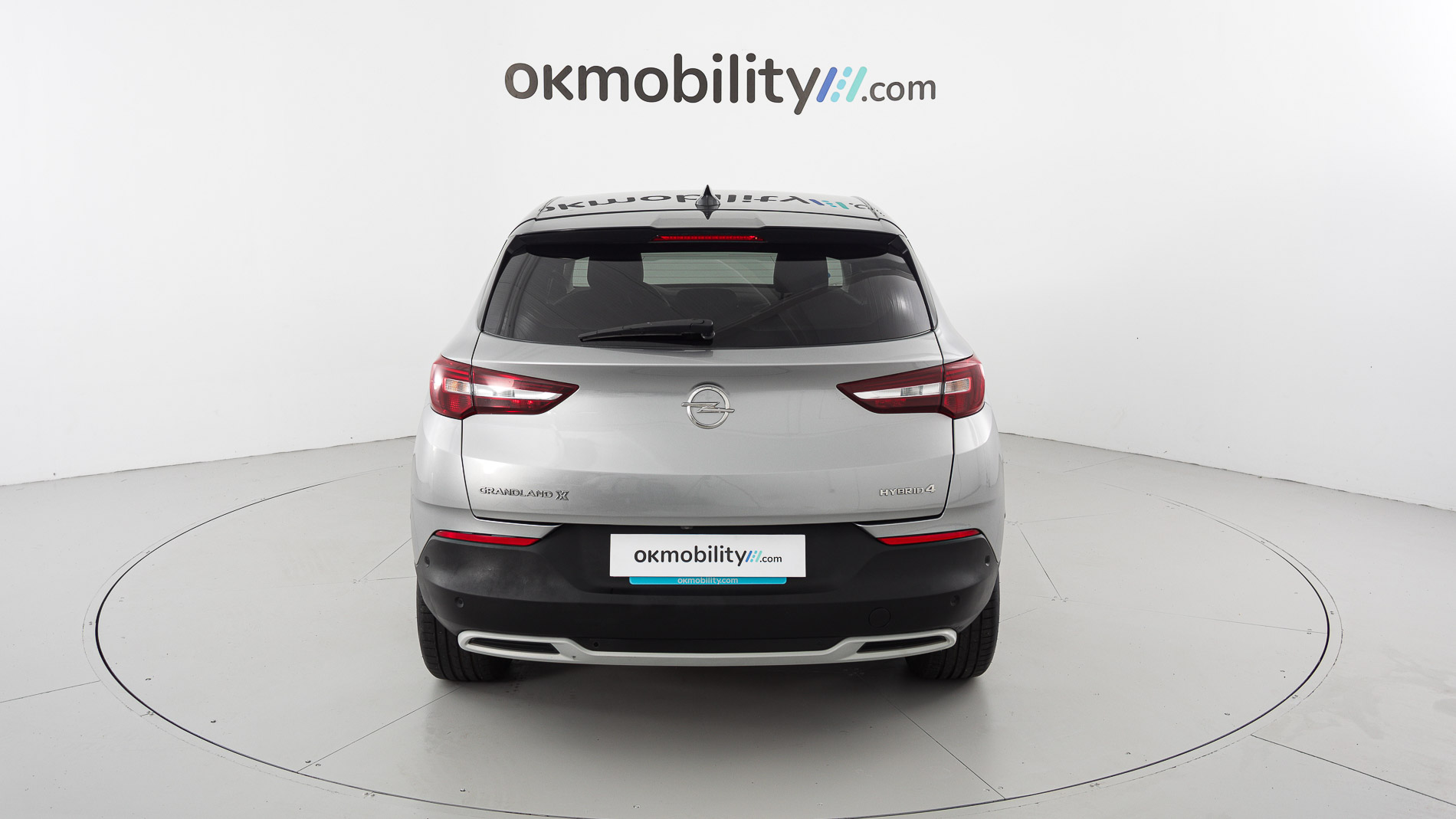 opel grandland x ultimate 1.6 PHEV 300 AT 2021 gris himalaya / techo negro 11