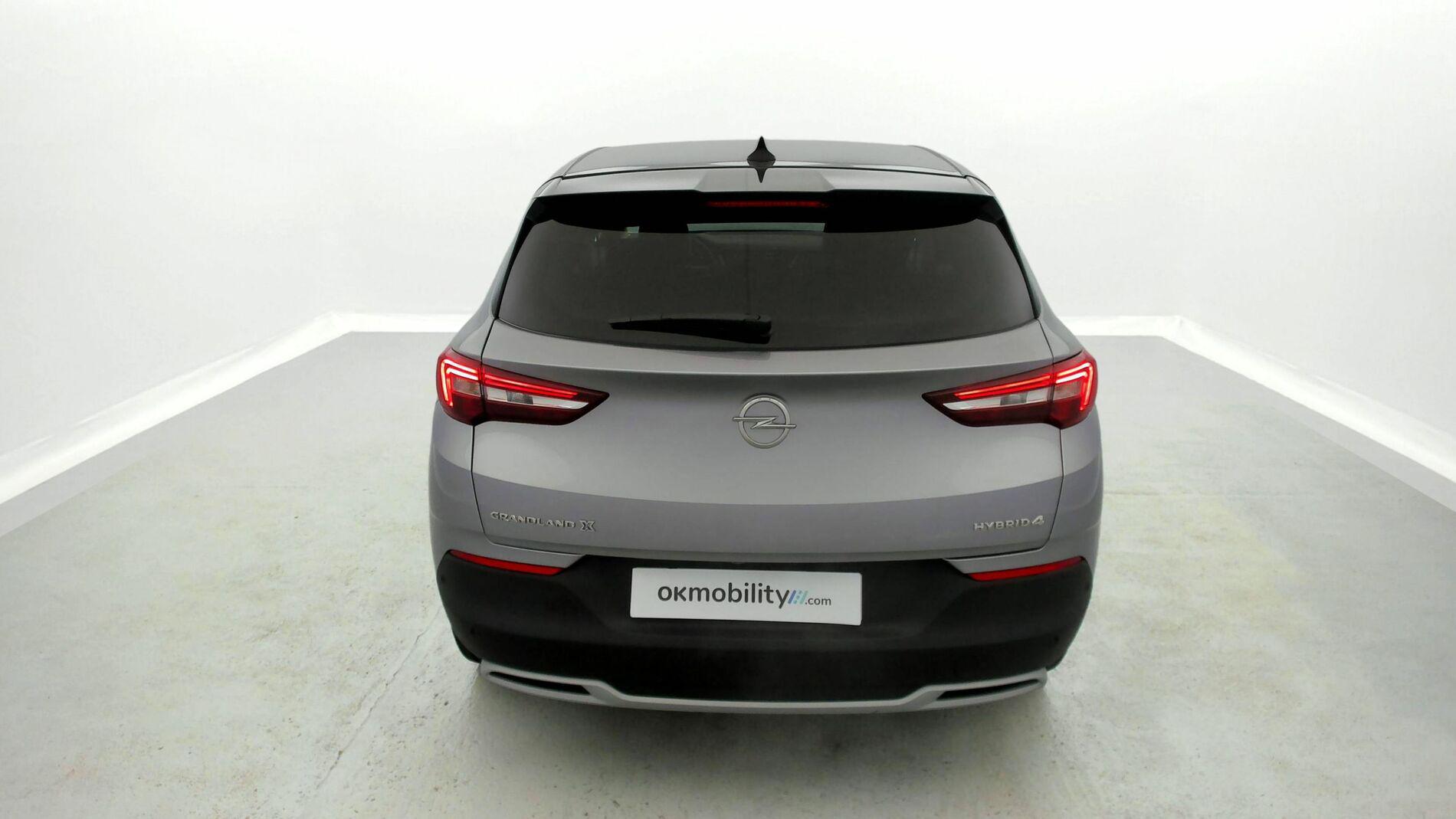 opel grandland x ultimate 1.6 PHEV 300 AT 2021 gris himalaya / techo negro 4
