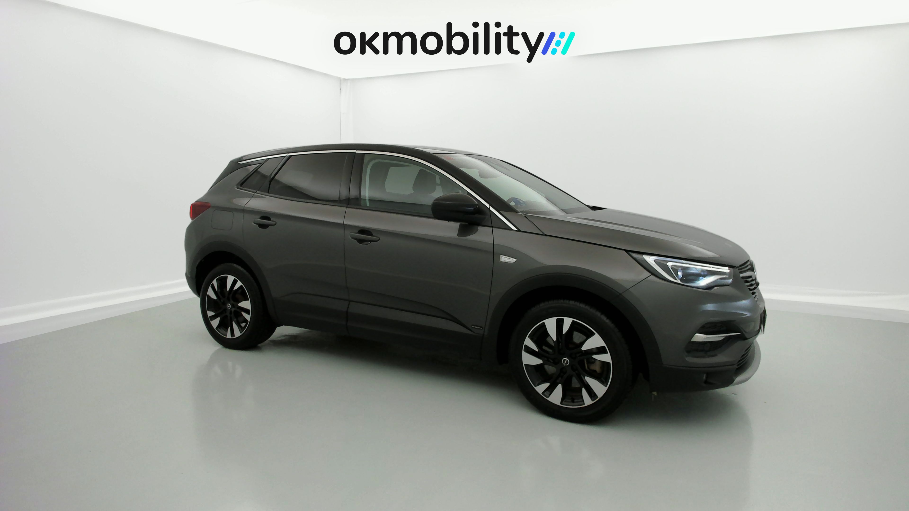 opel grandland x ultimate 1.6 PHEV 300 AT 2021 gris moai / techo negro 3