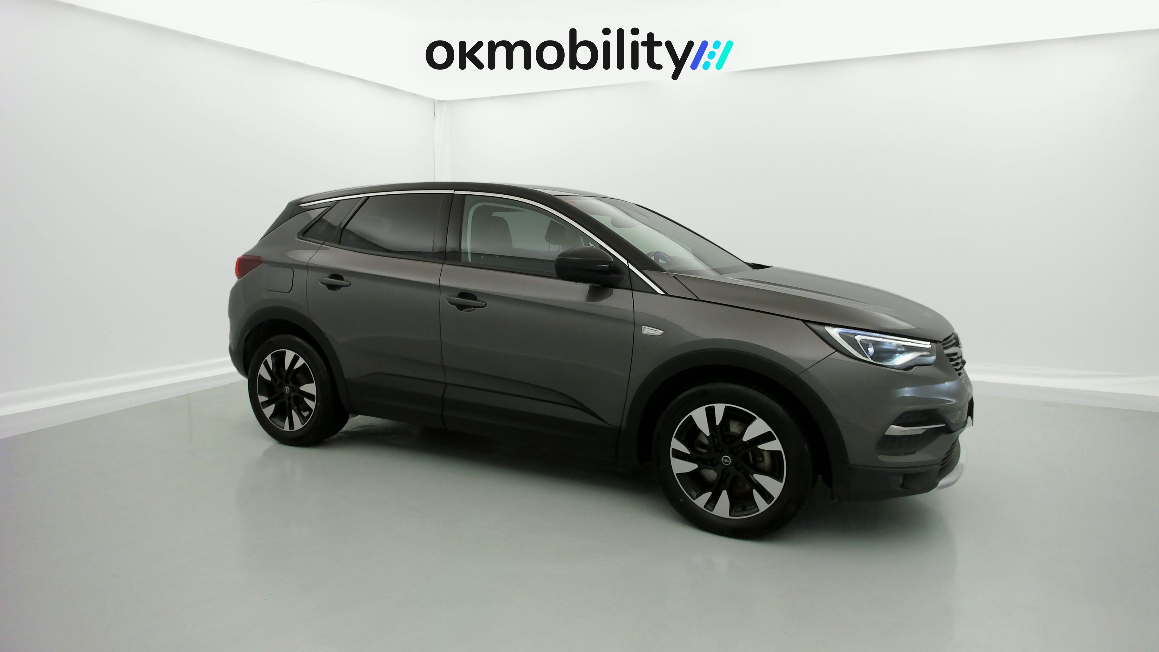 opel grandland x ultimate 1.6 PHEV 300 AT 2021 gris moai / techo negro 3