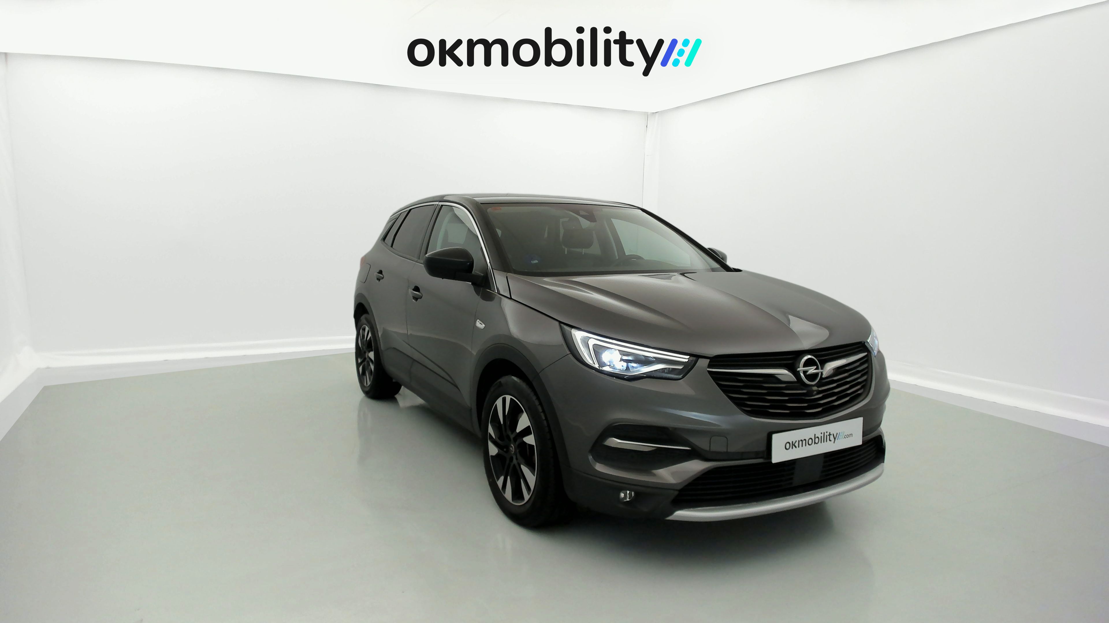 opel grandland x ultimate 1.6 PHEV 300 AT 2021 gris moai / techo negro 4