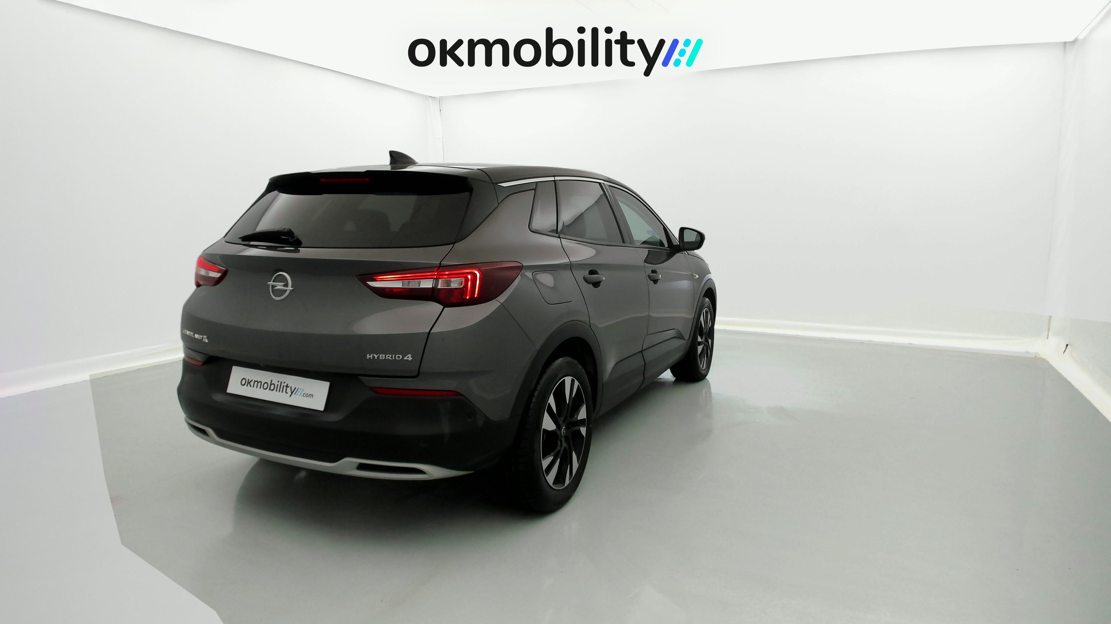 opel grandland x ultimate 1.6 PHEV 300 AT 2021 gris moai / techo negro 13