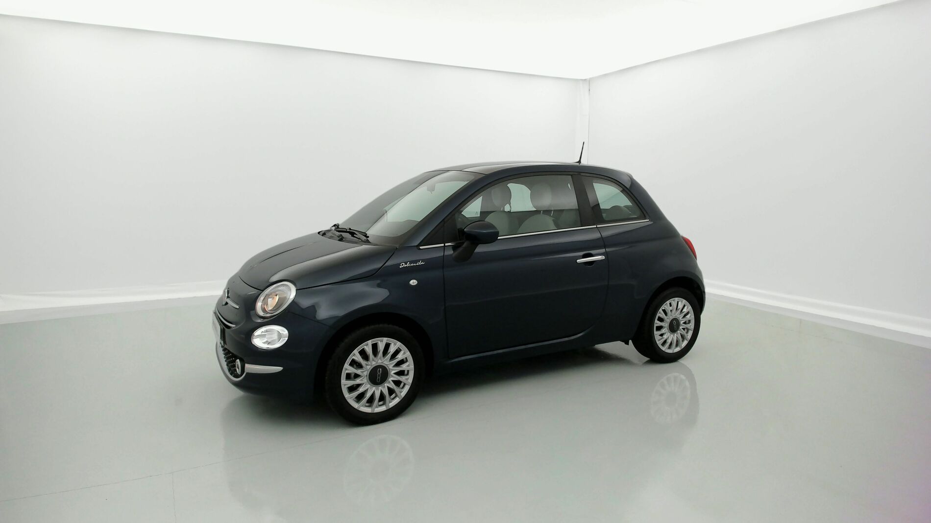 fiat 500 dolcevita 1.0 HYBRID 70 MHEV 2023 azul di pinto di blu 2