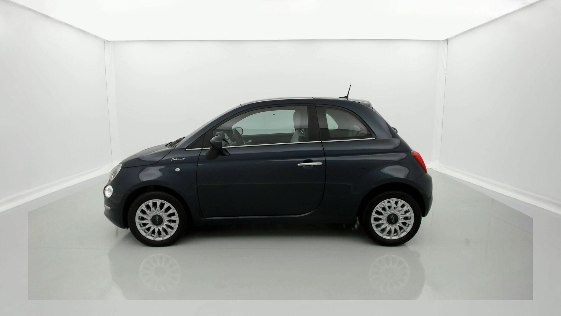 fiat 500 dolcevita 1.0 HYBRID 70 MHEV 2023 azul di pinto di blu 3