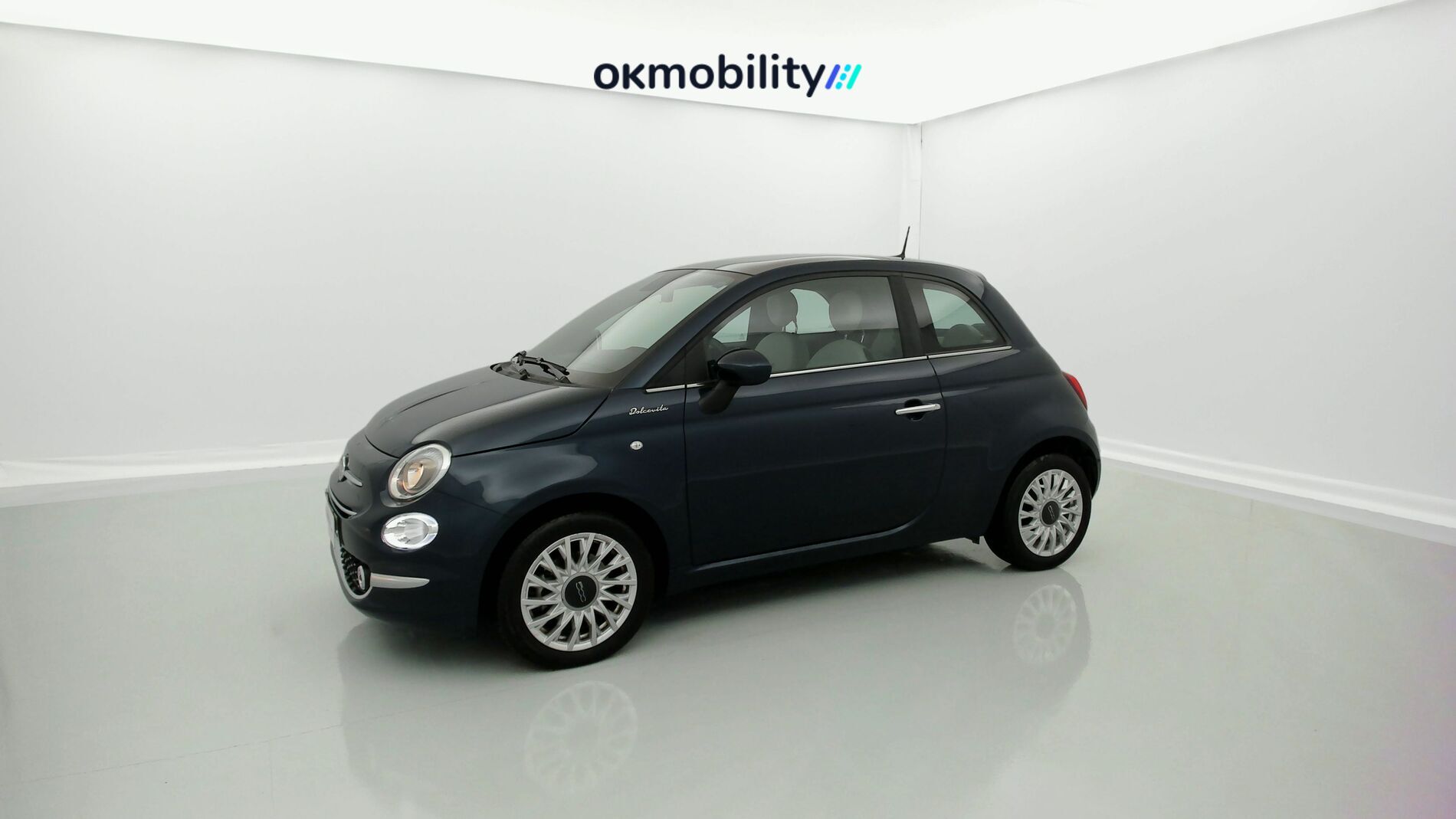 fiat 500 dolcevita 1.0 HYBRID 70 MHEV 2023 azul di pinto di blu 2