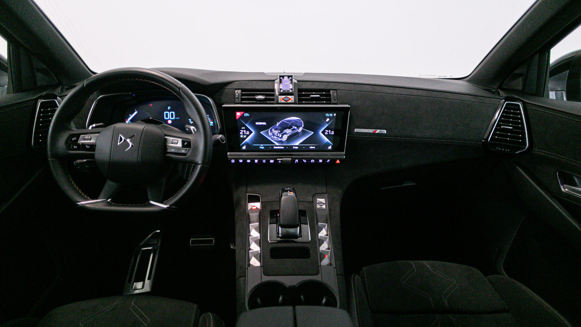 ds ds7 crossback performance line + E-TENSE 300 CA 2021 gris artense 16