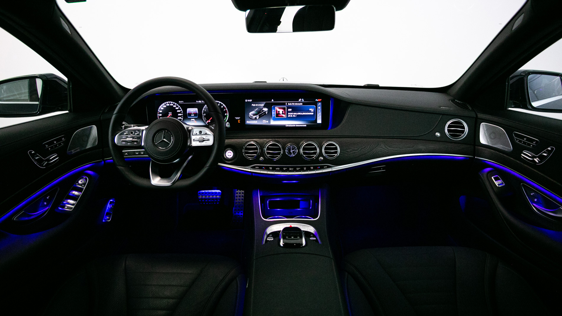 mercedes benz s 560 e largo amg line 560E 476 PHEV 2021 azul cavansita 18