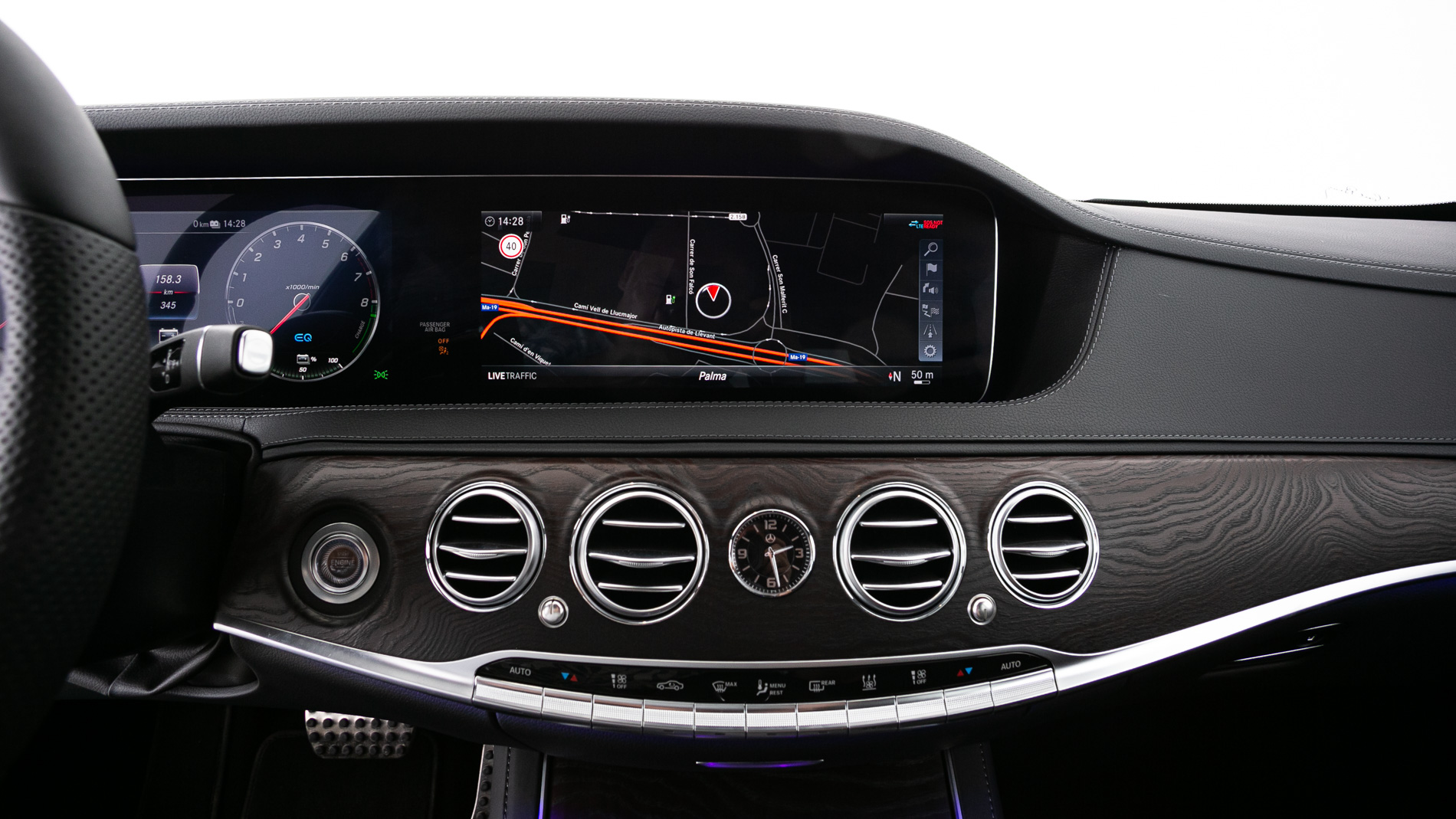 mercedes benz s 560 e largo amg line 560E 476 PHEV 2021 azul cavansita 21