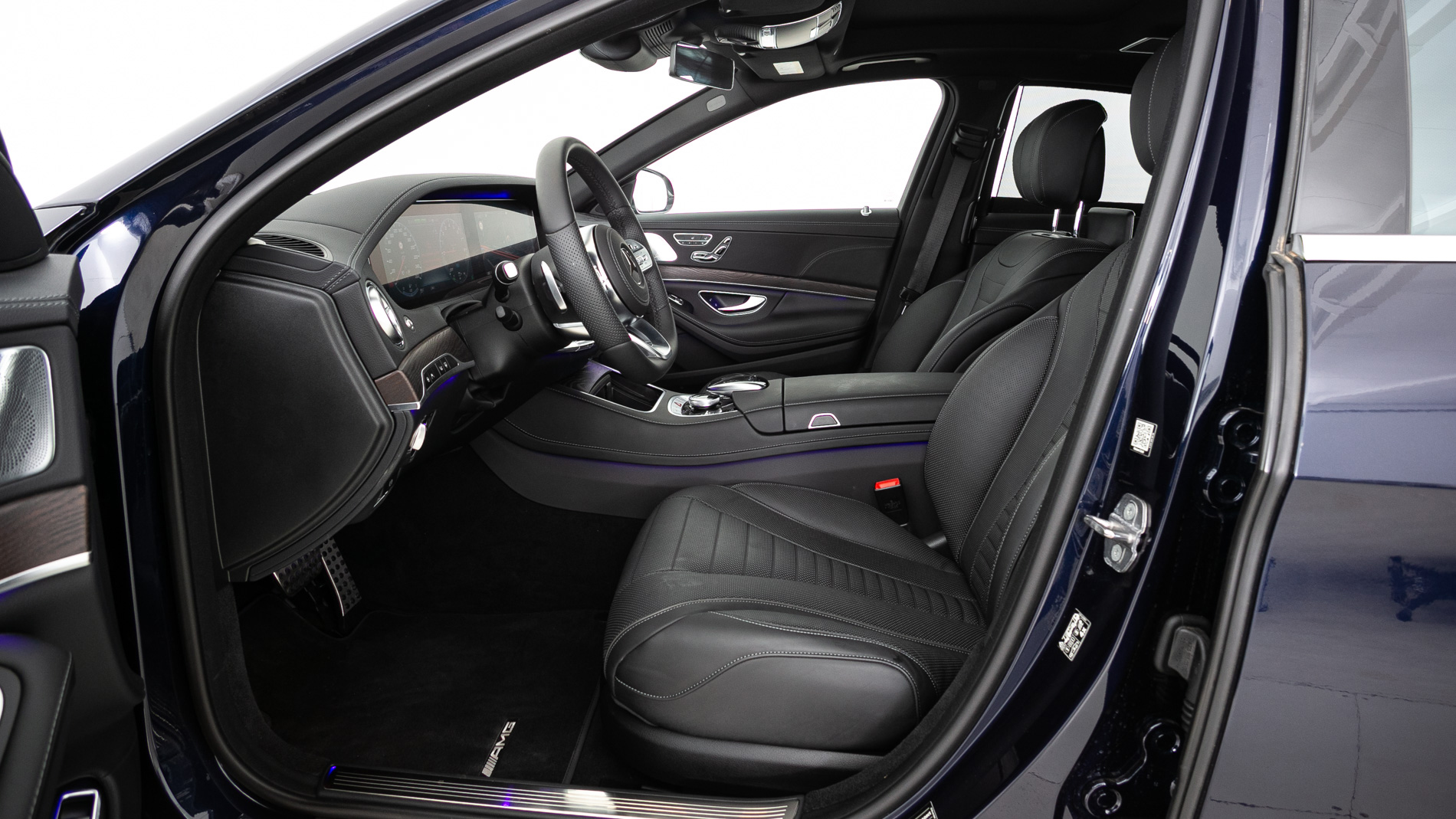 mercedes benz s 560 e largo amg line 560E 476 PHEV 2021 azul cavansita 25