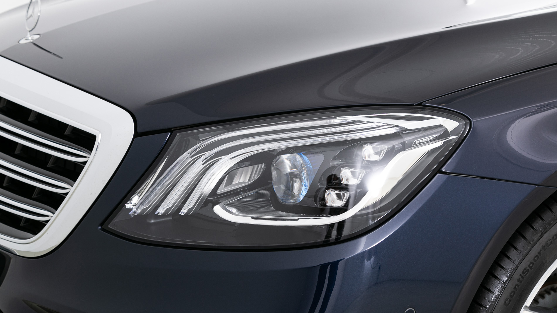 mercedes benz s 560 e largo amg line 560E 476 PHEV 2021 azul cavansita 32