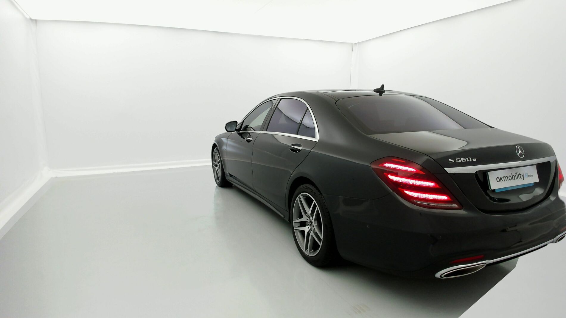 mercedes benz s 560 e largo amg line 560E 476 PHEV 2021 azul antracita 5