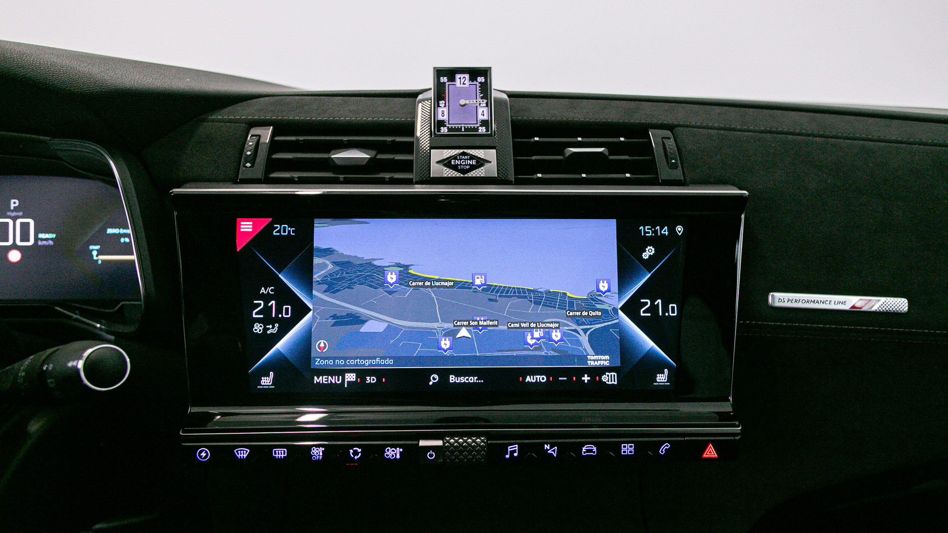 ds ds7 crossback performance line + E-TENSE 300 CA 2021 gris artense 19