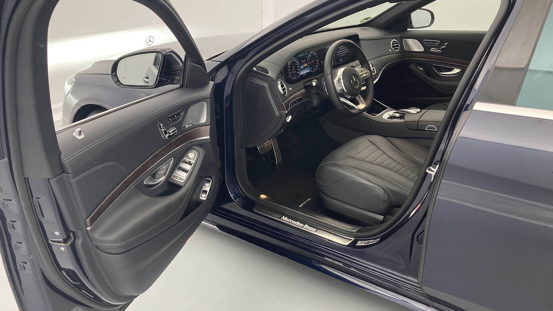 mercedes benz s 560 e largo amg line 560E 476 PHEV 2021 azul cavansita 22
