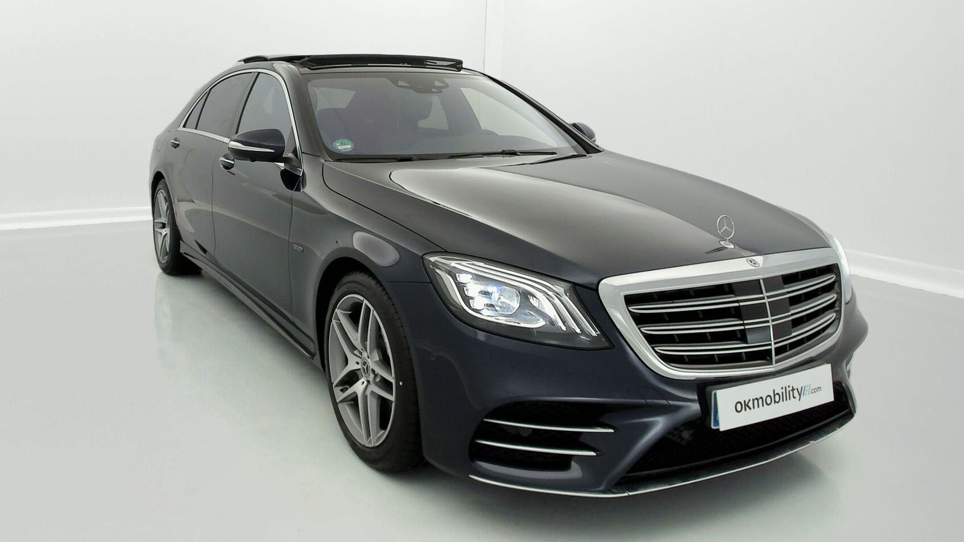 mercedes benz s 560 e largo amg line 560E 476 PHEV 2021 azul cavansita 3