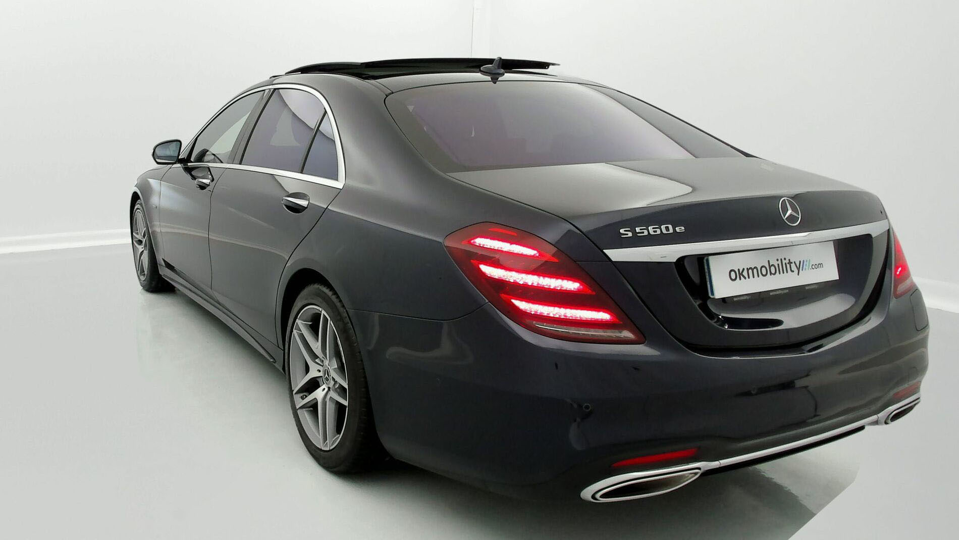 mercedes benz s 560 e largo amg line 560E 476 PHEV 2021 azul cavansita 9