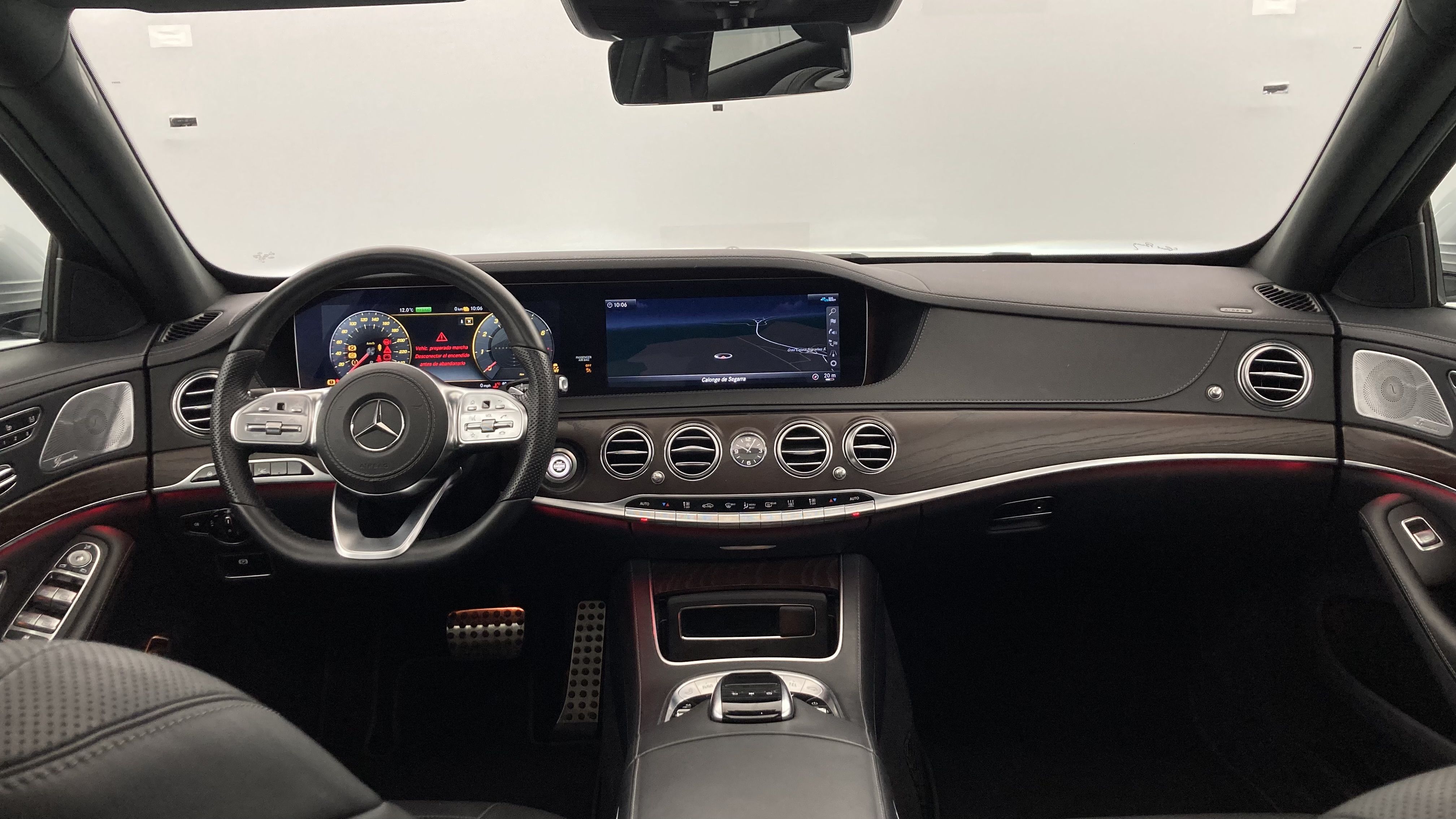 mercedes benz s 560 e largo amg line 560E 476CV PHEV 2021 plata iridio 30