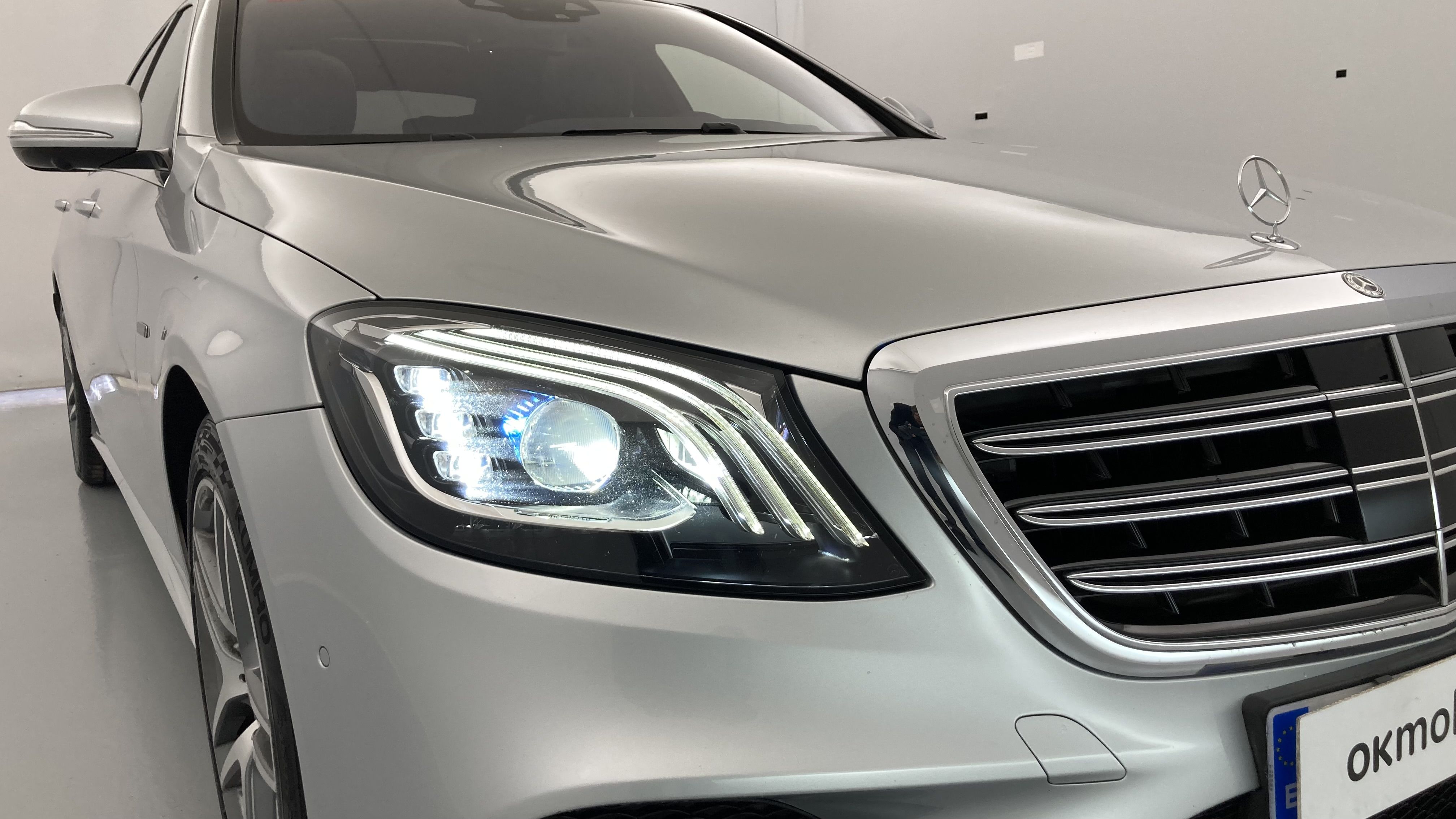 mercedes benz s 560 e largo amg line 560E 476CV PHEV 2021 plata iridio 32