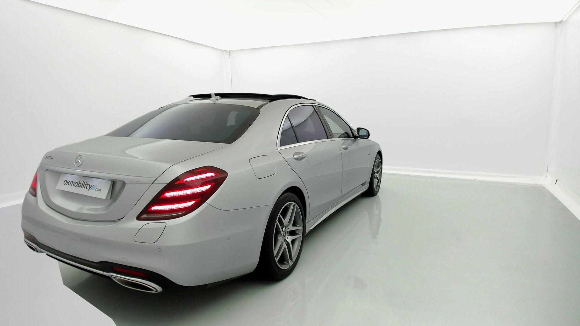 mercedes benz s 560 e largo amg line 560E 476CV PHEV 2021 plata iridio 6
