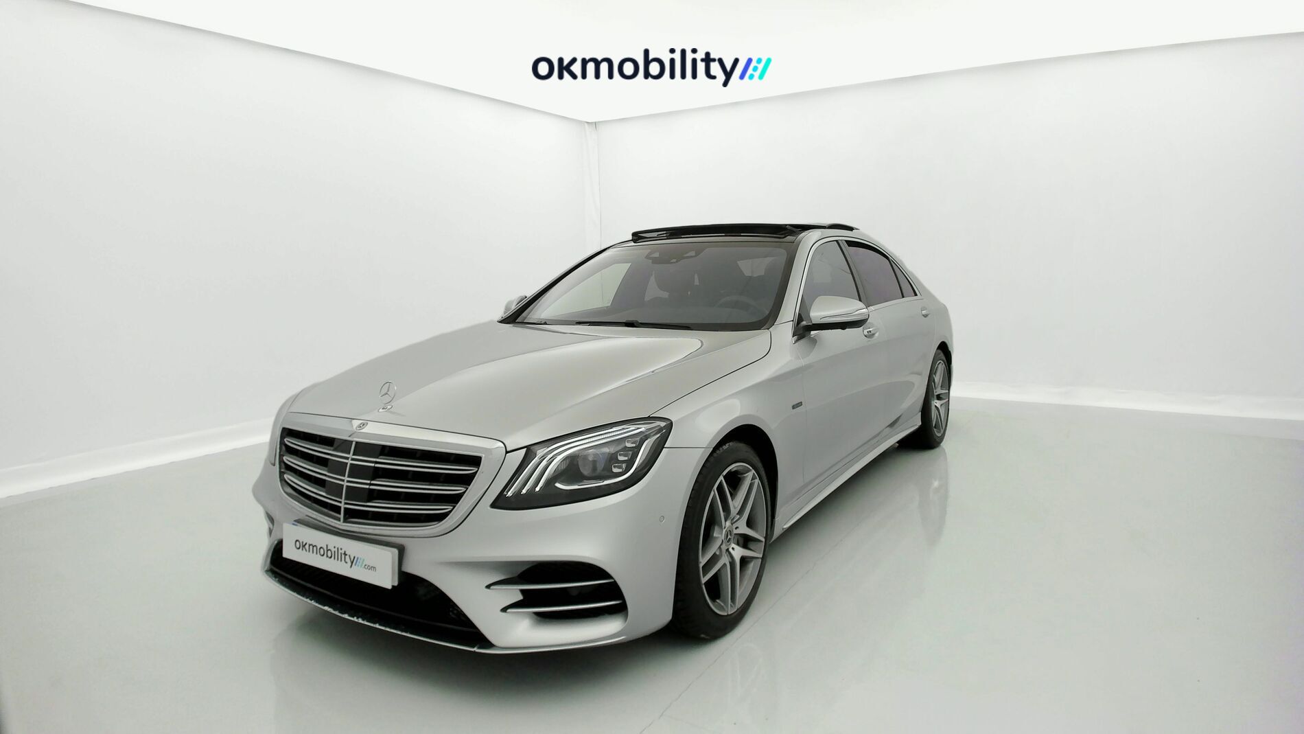 mercedes benz s 560 e largo amg line 560E 476CV PHEV 2021 plata iridio 1
