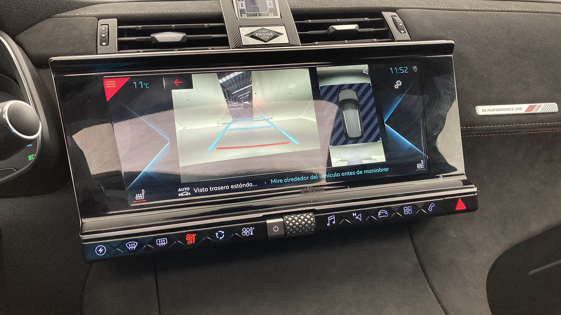 ds ds7 crossback performance line + E-TENSE 300 CA 2021 gris platino 19