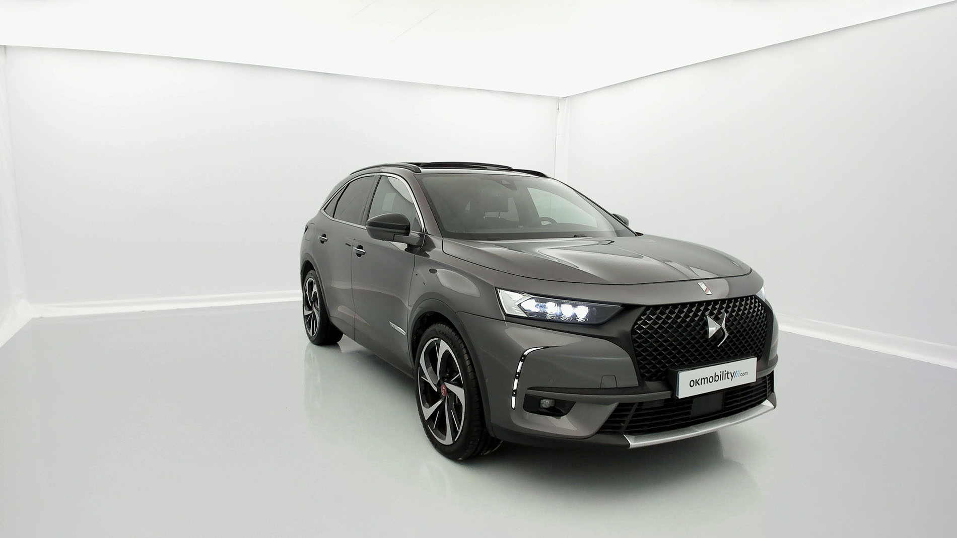 ds ds7 crossback performance line + E-TENSE 300 CA 2021 gris platino 3