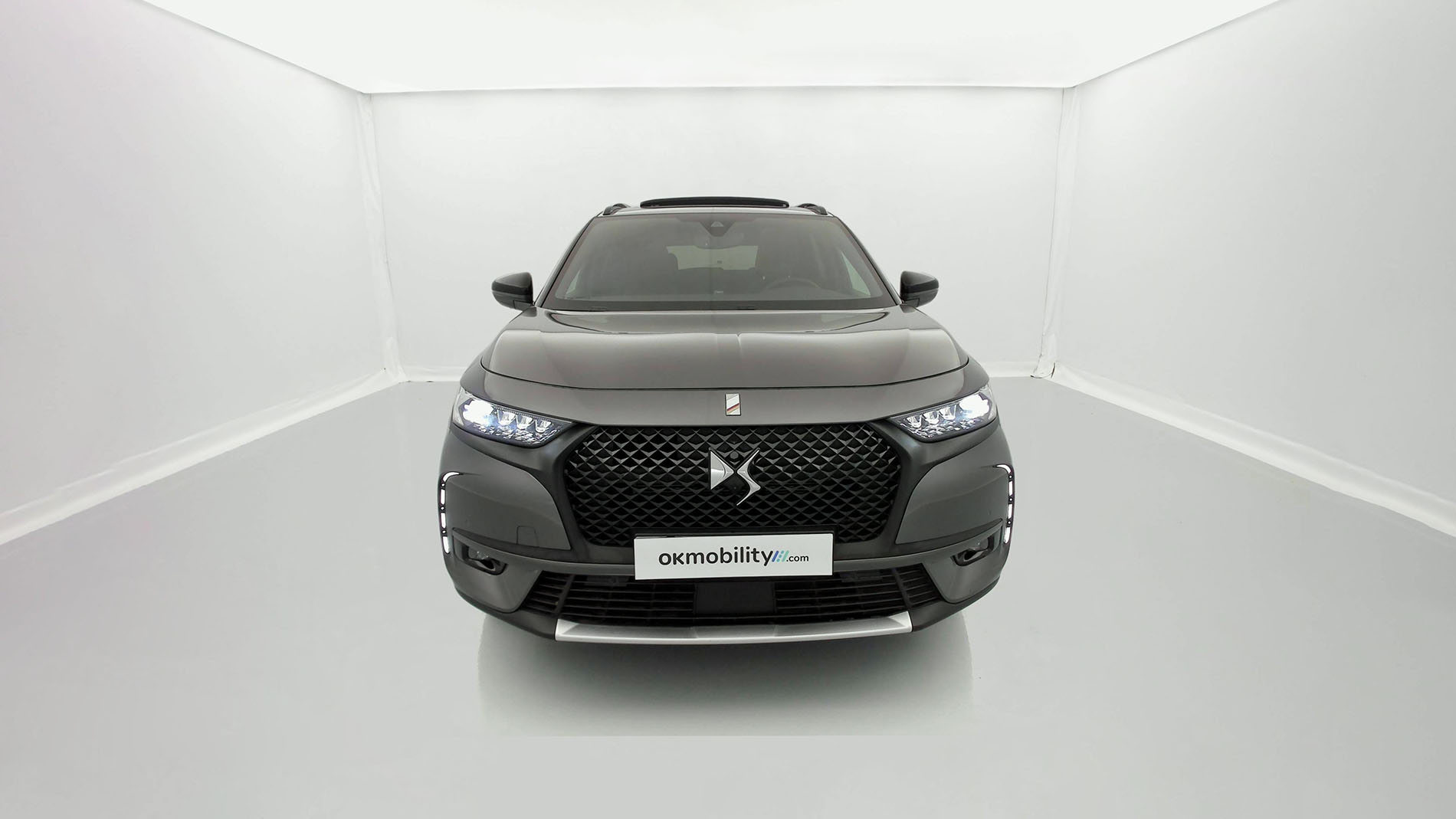 ds ds7 crossback performance line + E-TENSE 300 CA 2021 gris platino 4