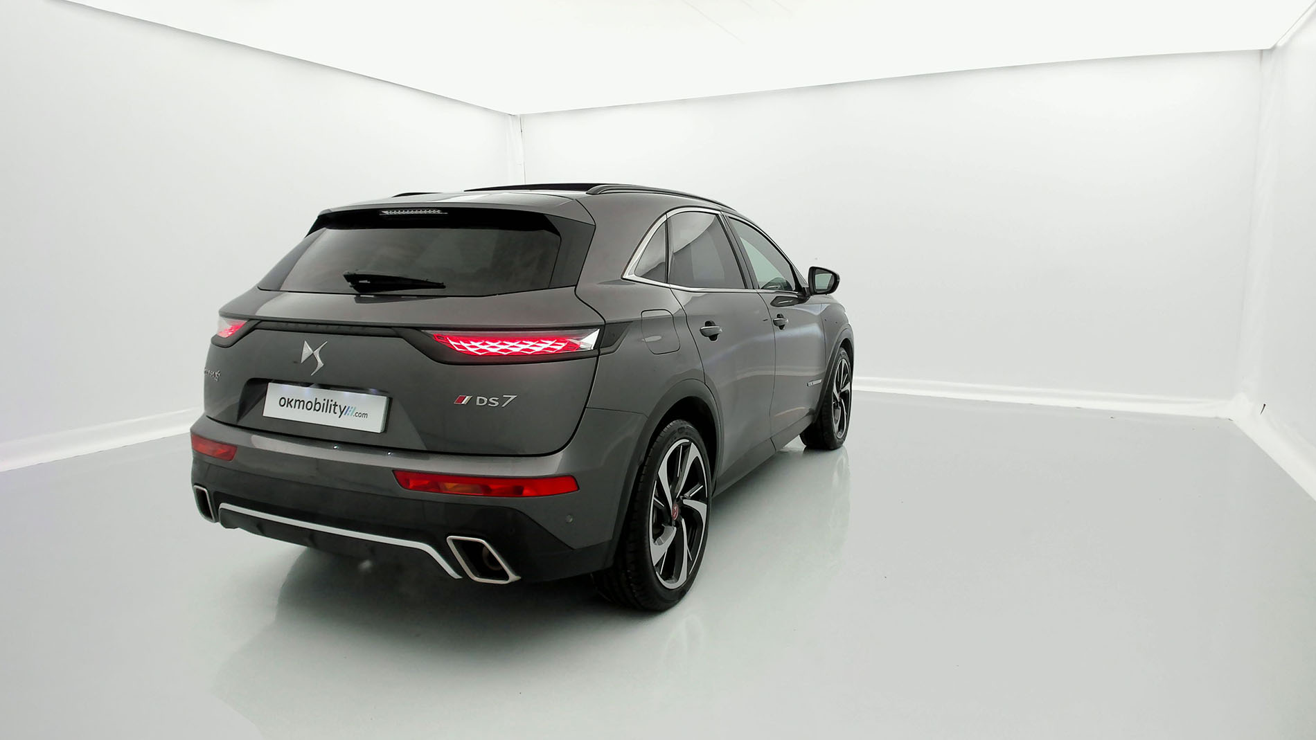 ds ds7 crossback performance line + E-TENSE 300 CA 2021 gris platino 12