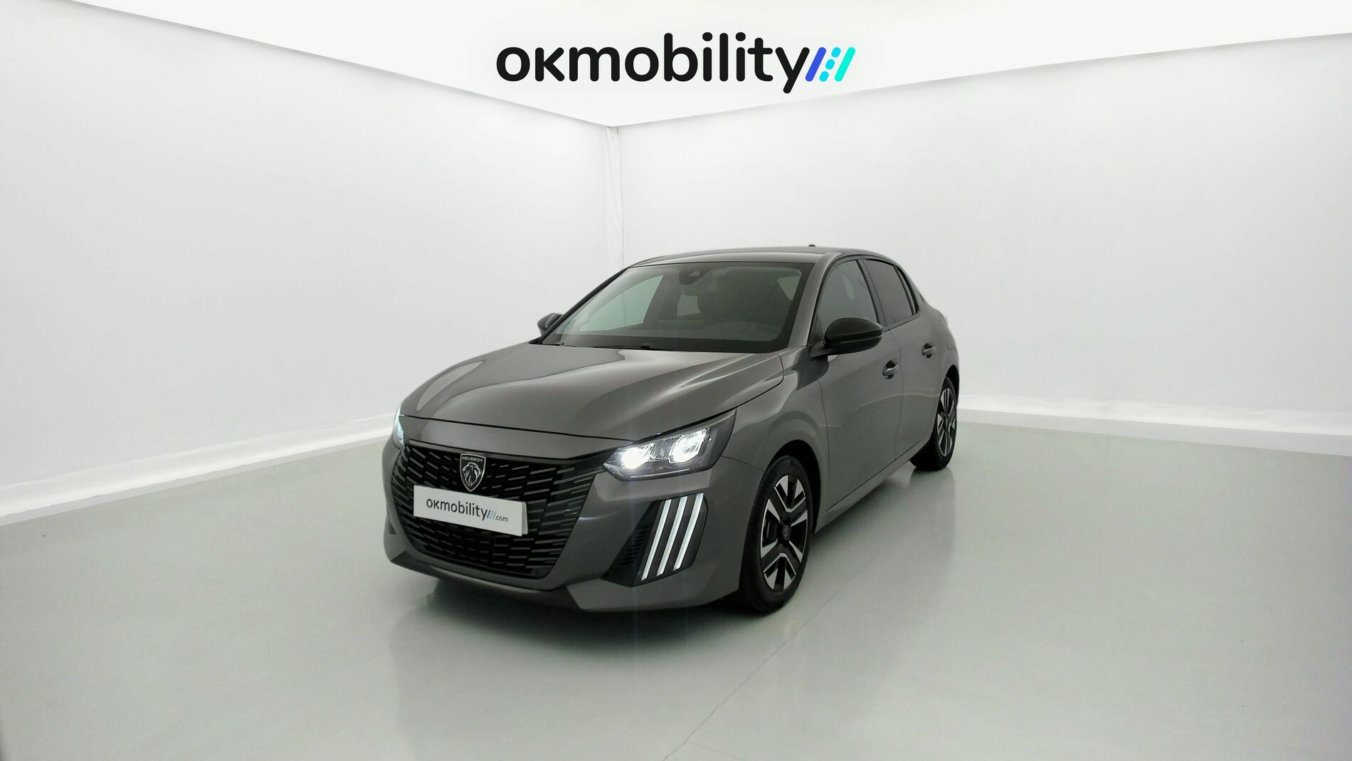 peugeot 208 allure 1.2 PURETECH 100 2024 gris selenium 1
