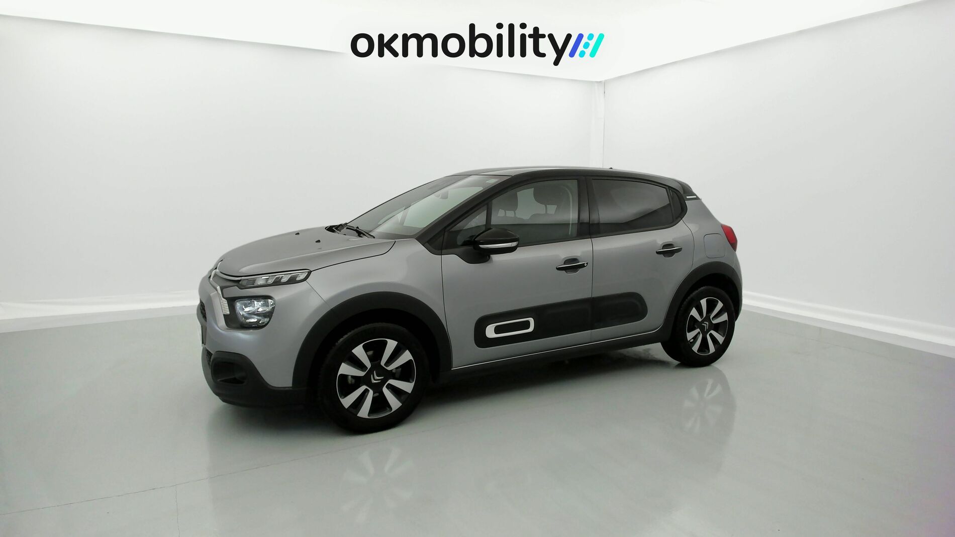 citroen c3 shine 1.5 BLUEHDI 100 2023 gris acero / negro 5