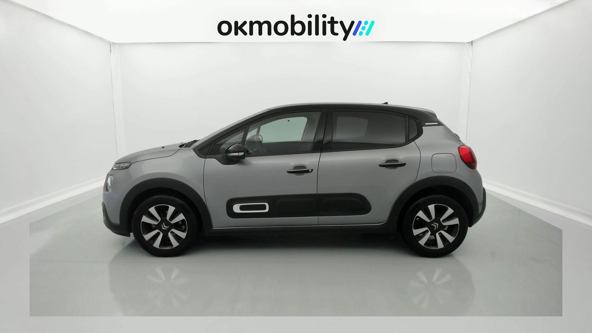 citroen c3 shine 1.5 BLUEHDI 100 2023 gris acero / negro 8