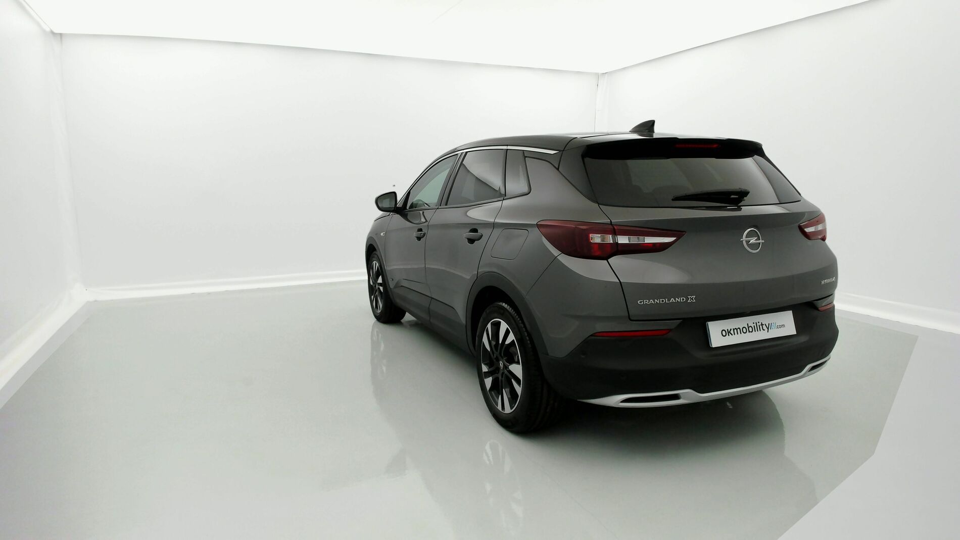 opel grandland x ultimate 1.6 PHEV 300 AT 2021 gris moai / techo negro 5