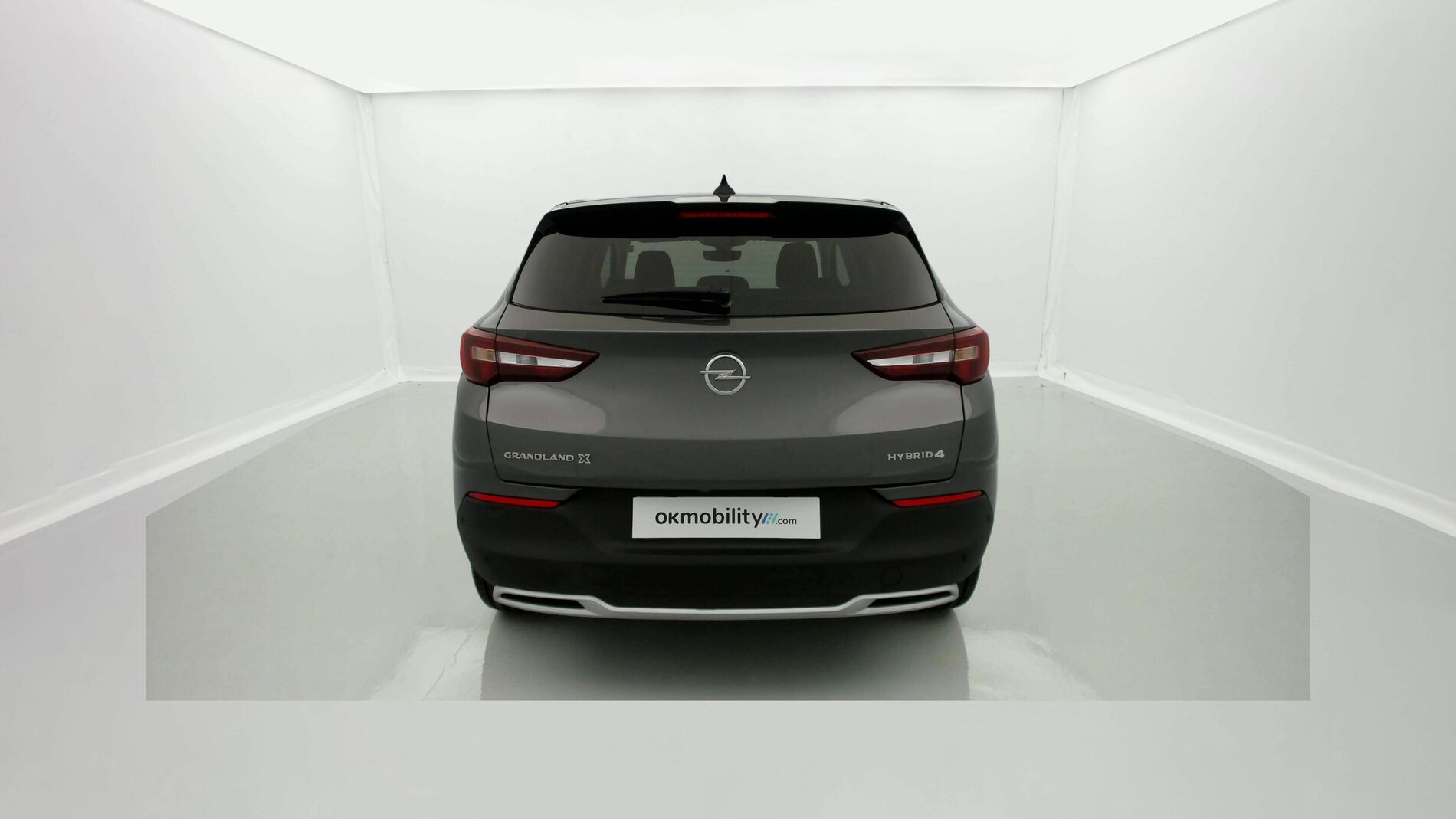 opel grandland x ultimate 1.6 PHEV 300 AT 2021 gris moai / techo negro 7