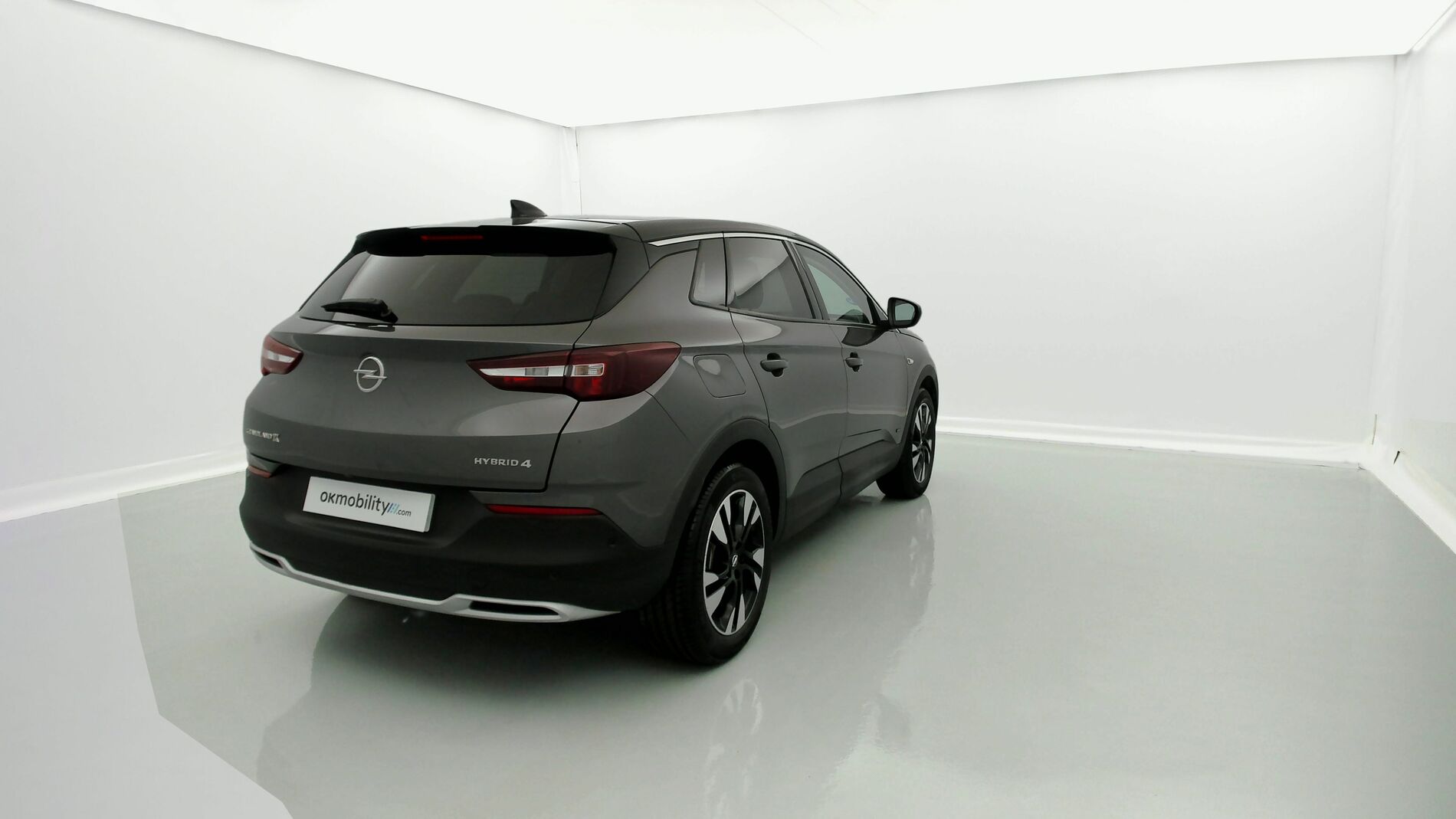 opel grandland x ultimate 1.6 PHEV 300 AT 2021 gris moai / techo negro 8