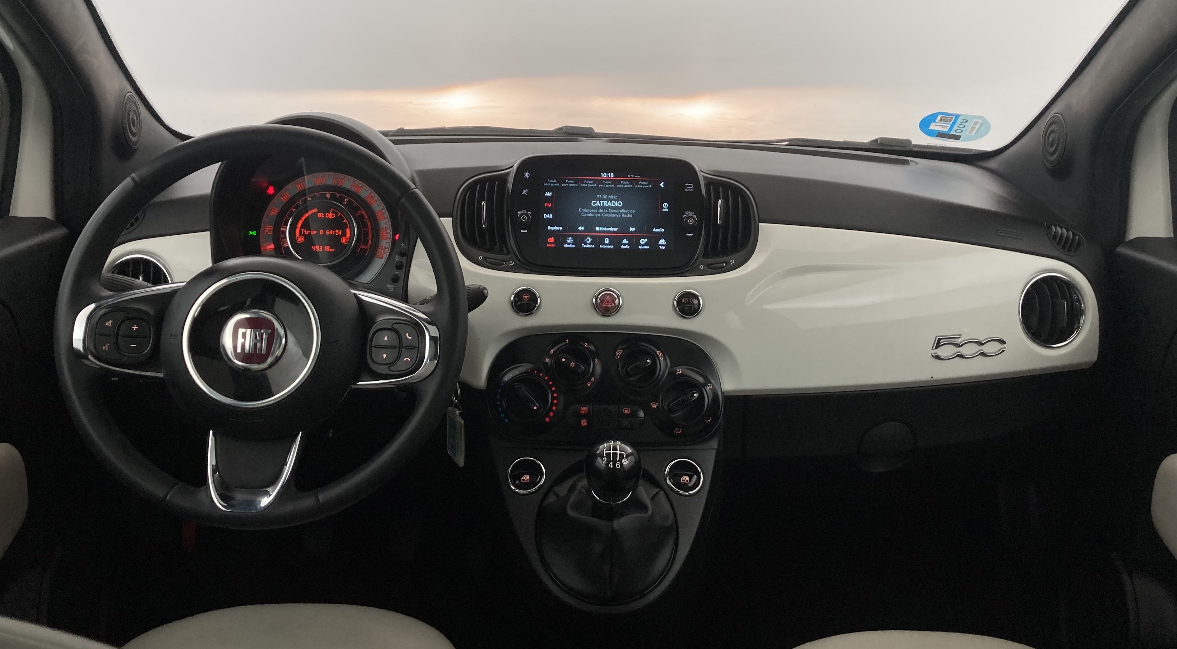 fiat 500 dolcevita 1.0 HYBRID 70 MHEV 2022 bicolor white/black 29