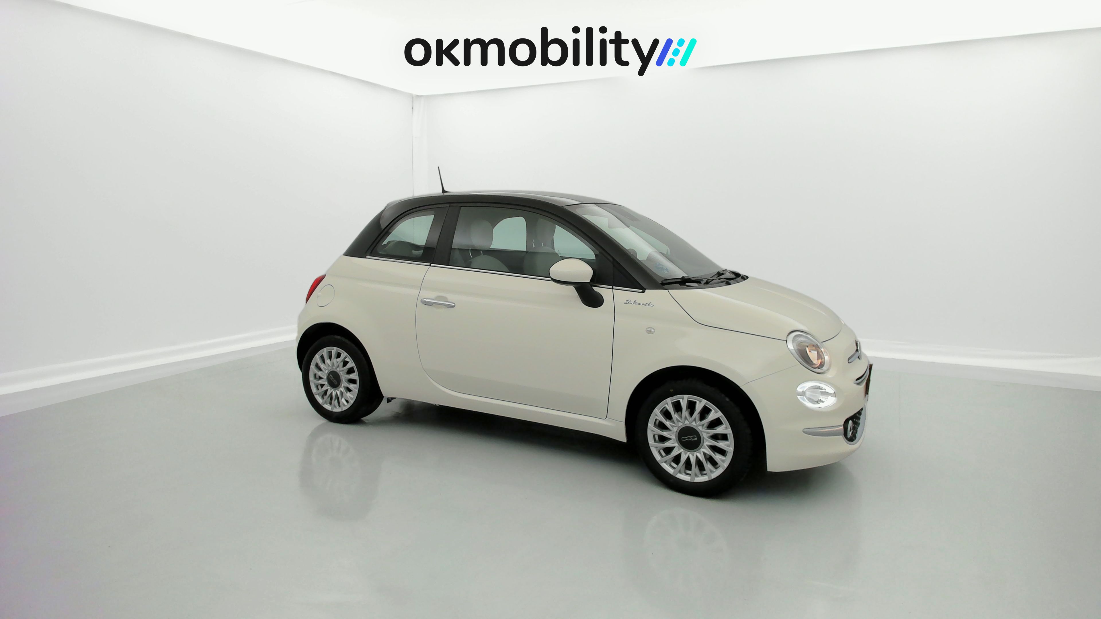 fiat 500 dolcevita 1.0 HYBRID 70 MHEV 2022 bicolor white/black 4